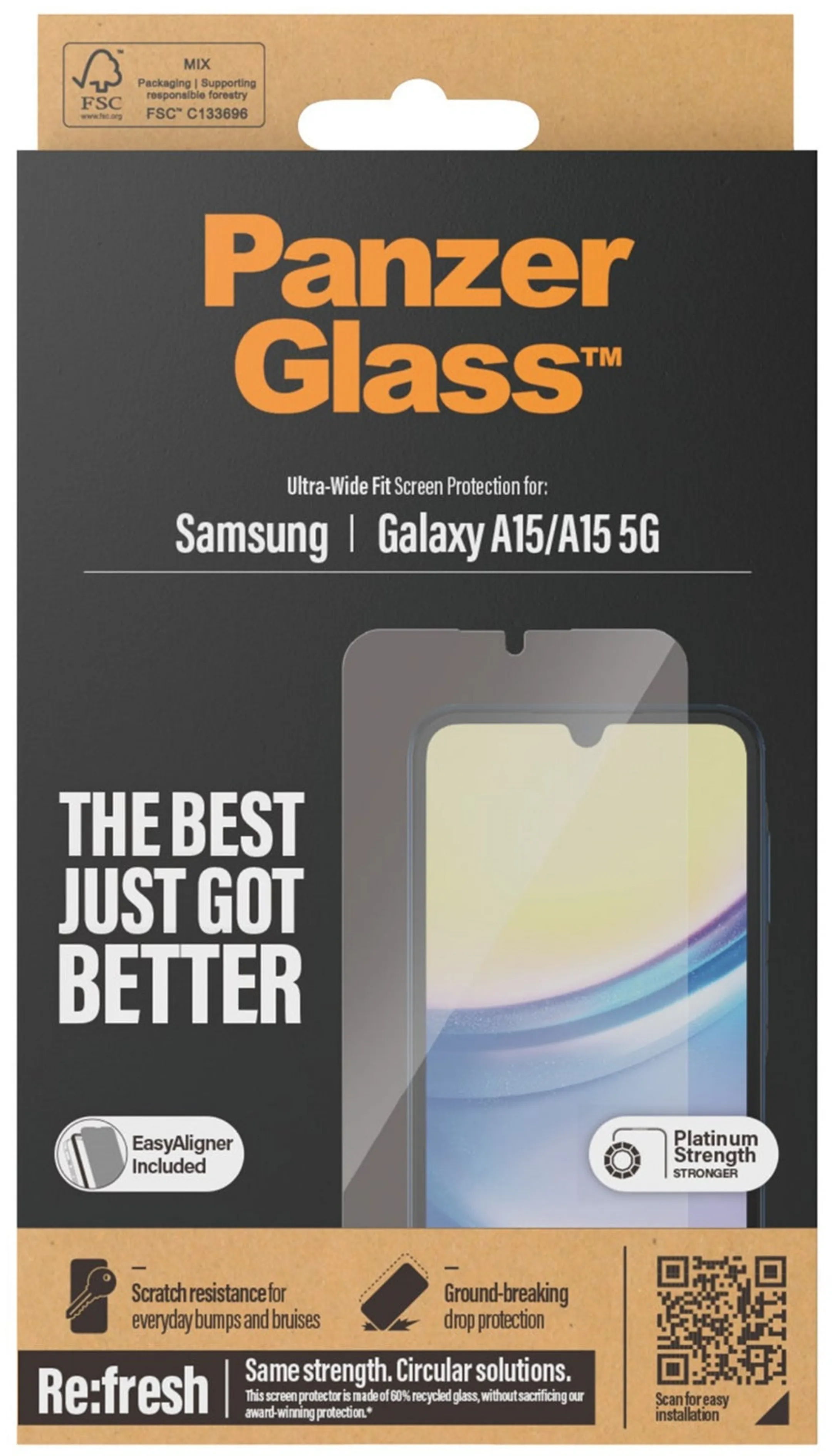 Protection écran Ultra-Wide pour Galaxy A15