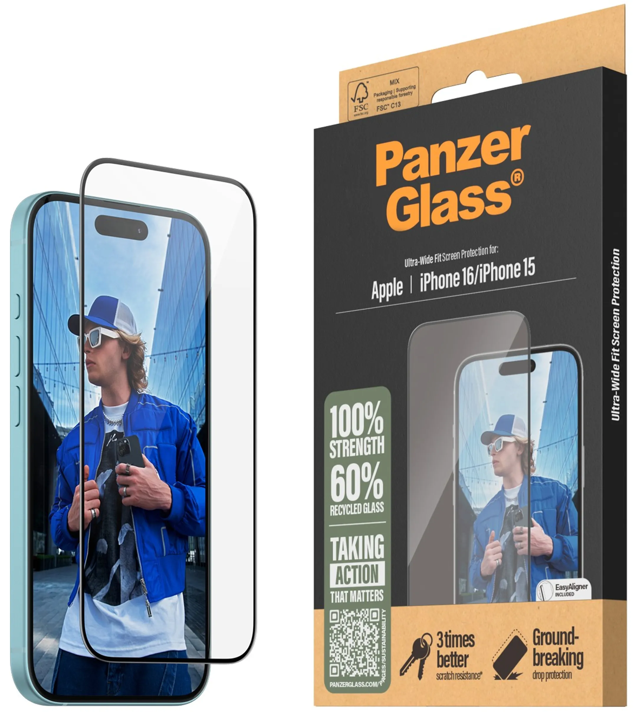 Bundle product Protection écran Ultra-Wide pour iPhone 16