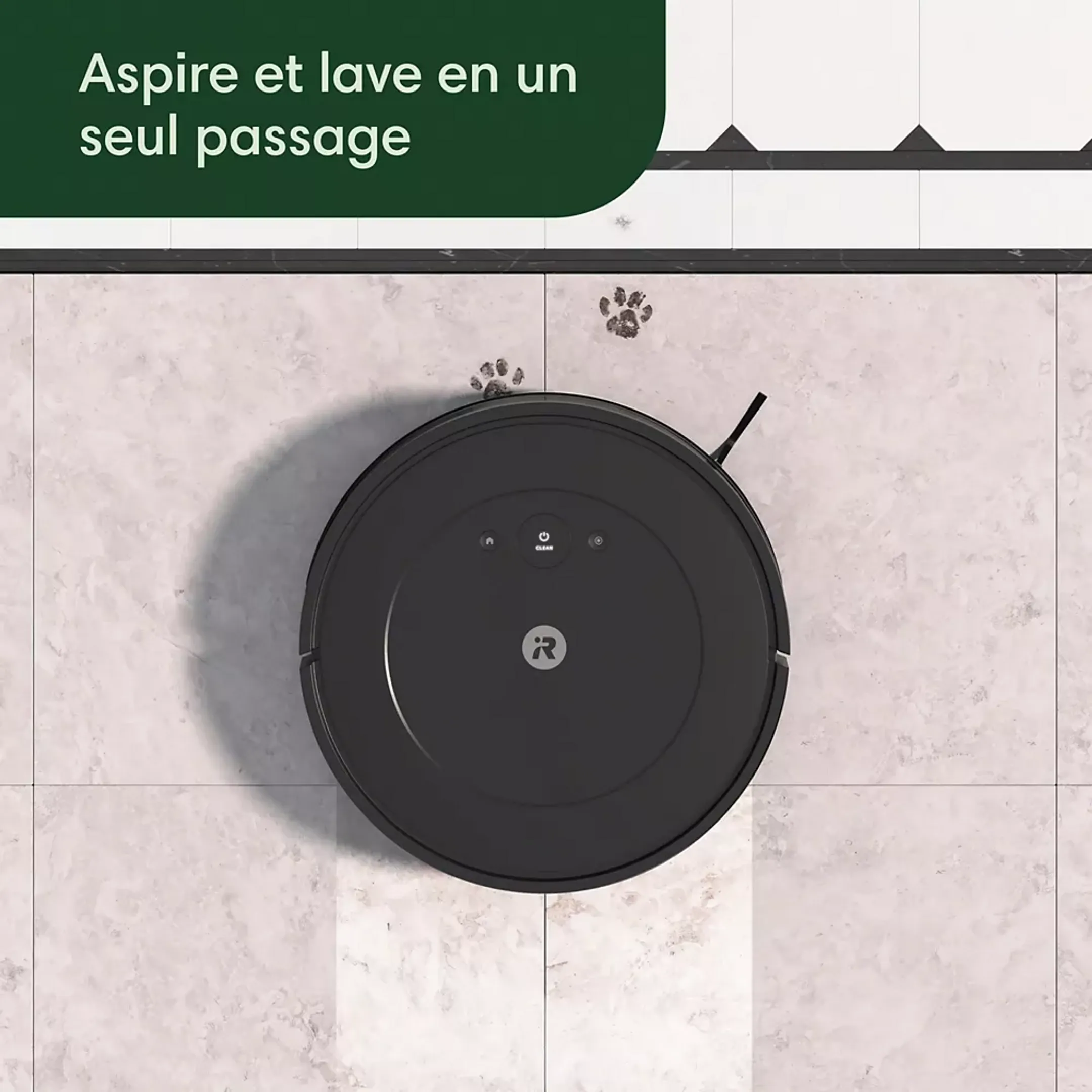 Robot aspirateur laveur Roomba Combo 2 Essential