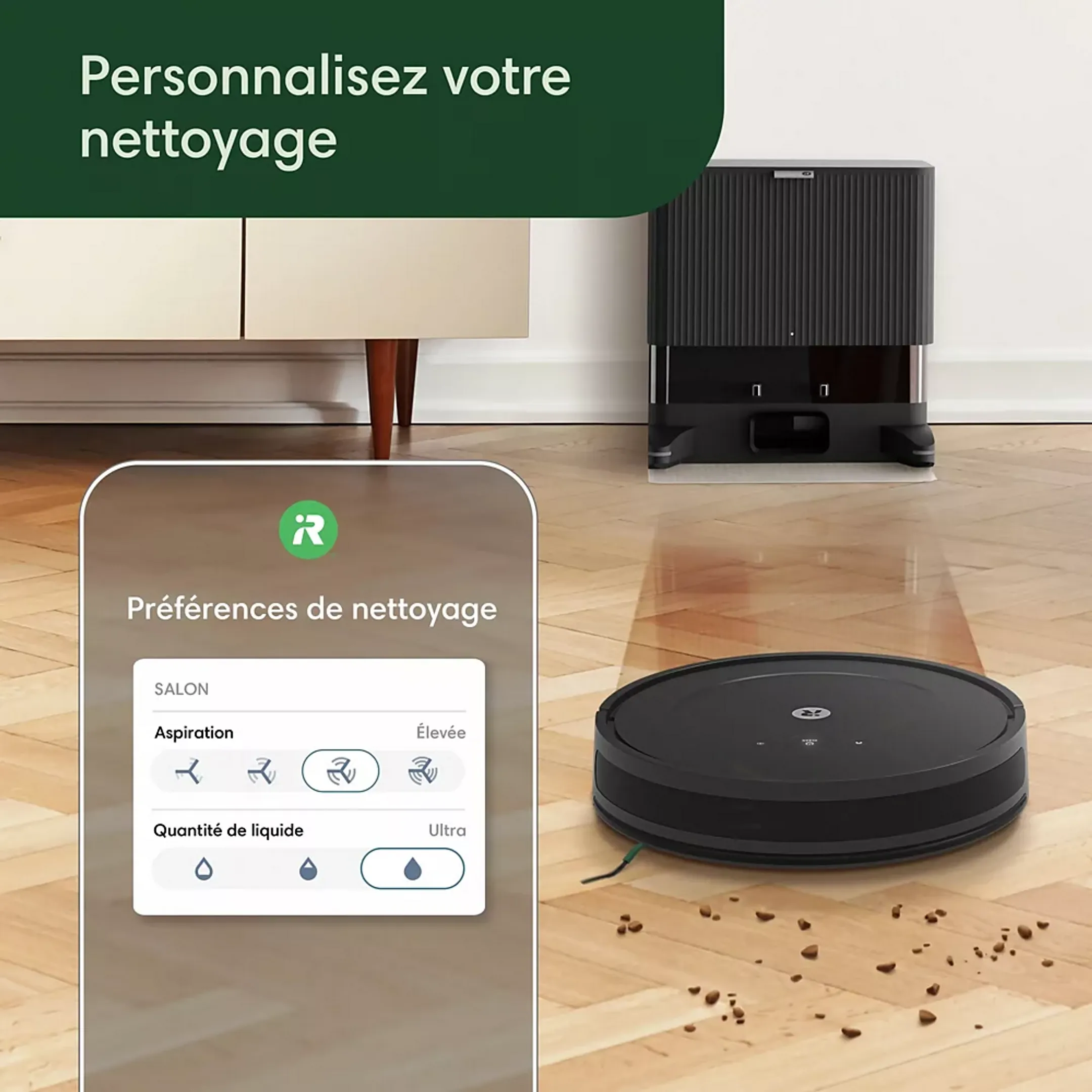 Robot aspirateur laveur Roomba Combo 2 Essential