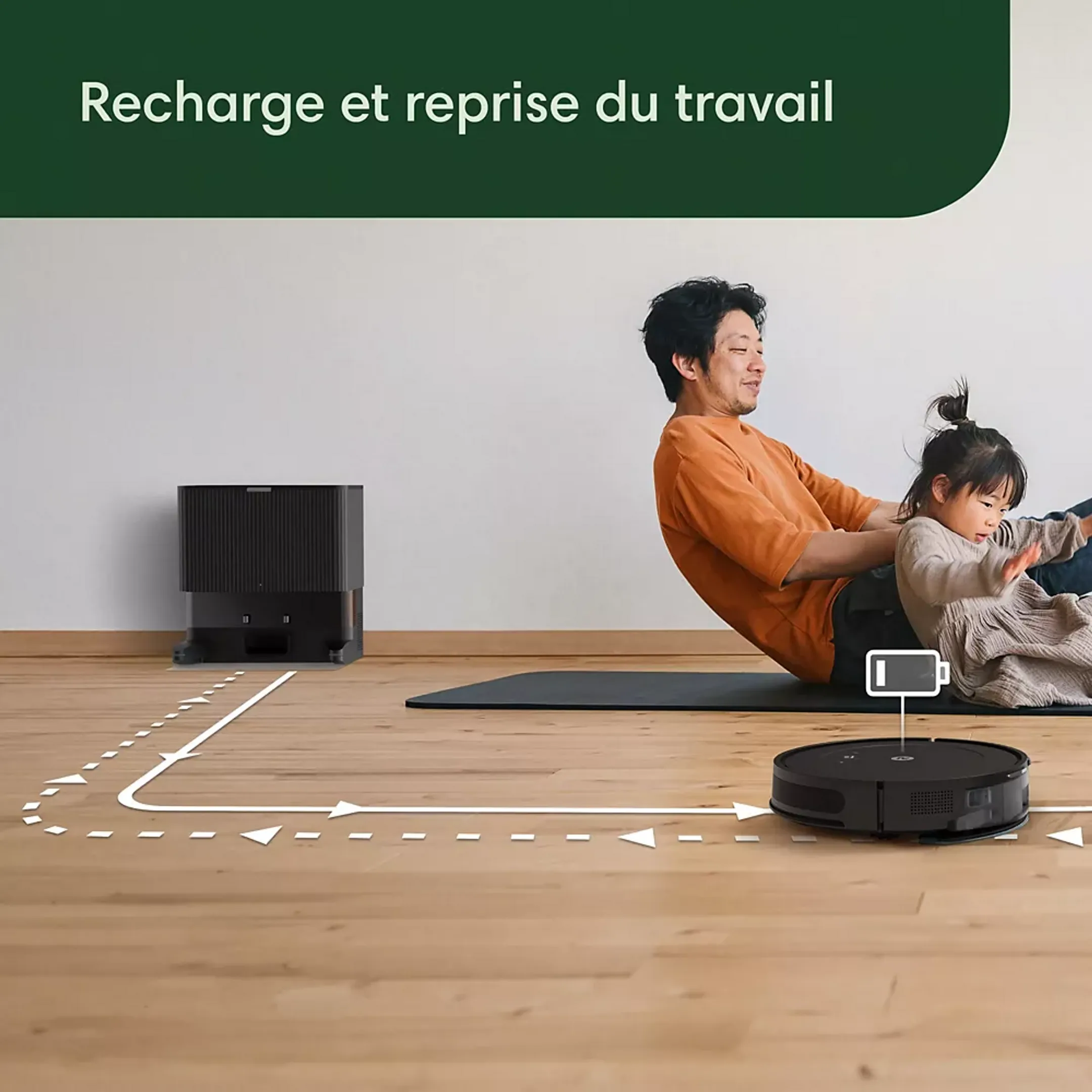 Robot aspirateur laveur Roomba Combo 2 Essential
