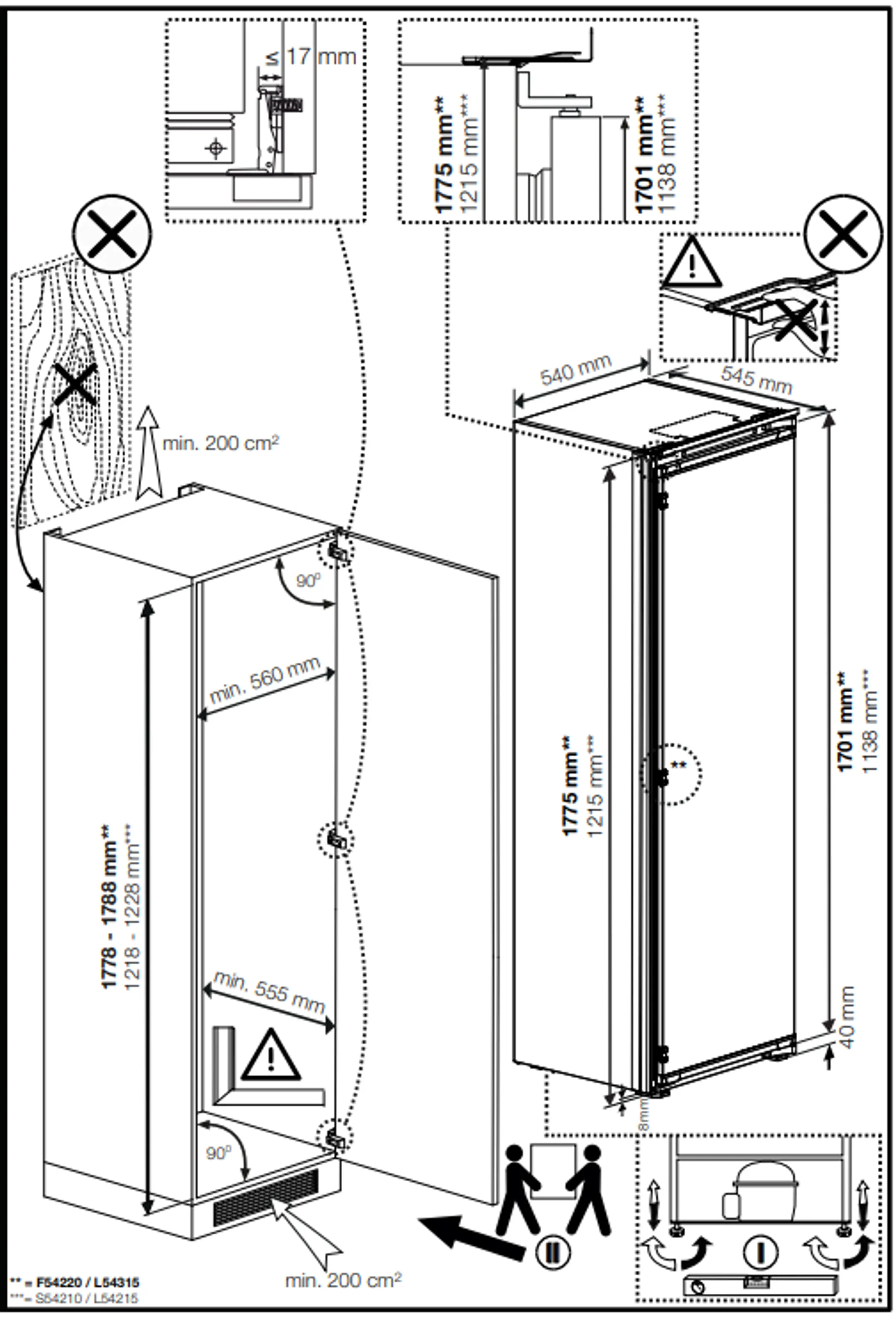 Beko Frigo encastrable b100 BLSA210M4SN image