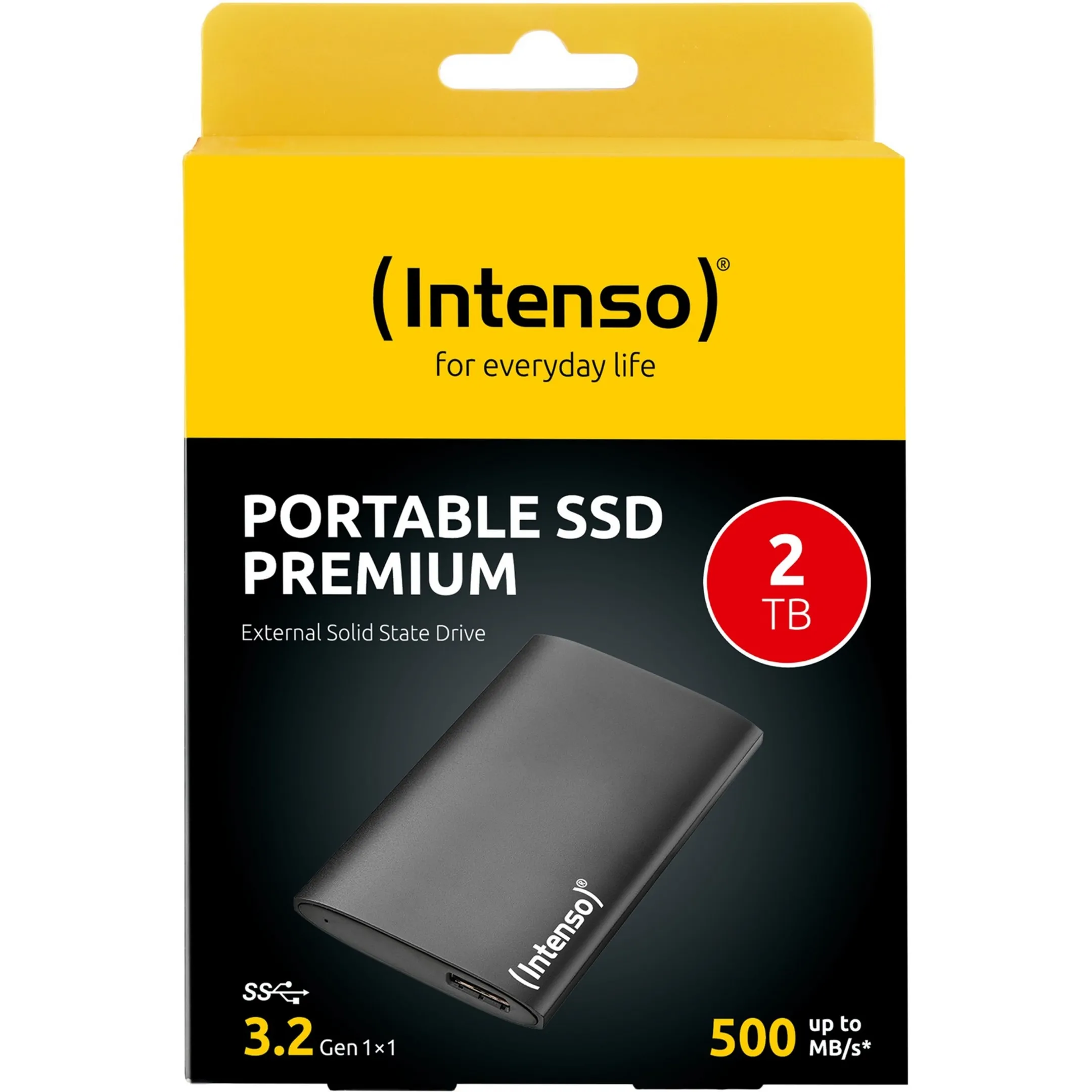 Intenso External SSD Premium - 2TB - Black image