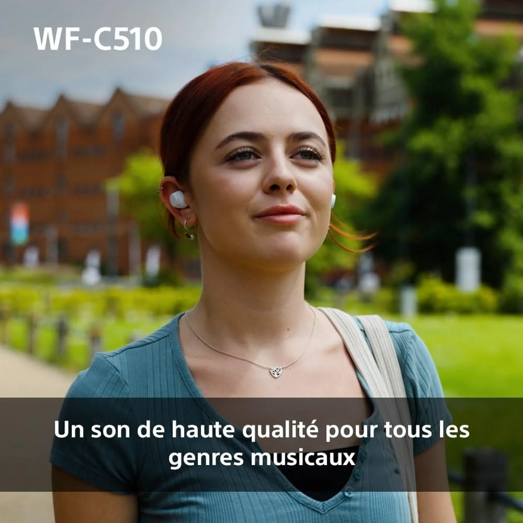 Sony Écouteurs sans fil WF-C510 - Noir image