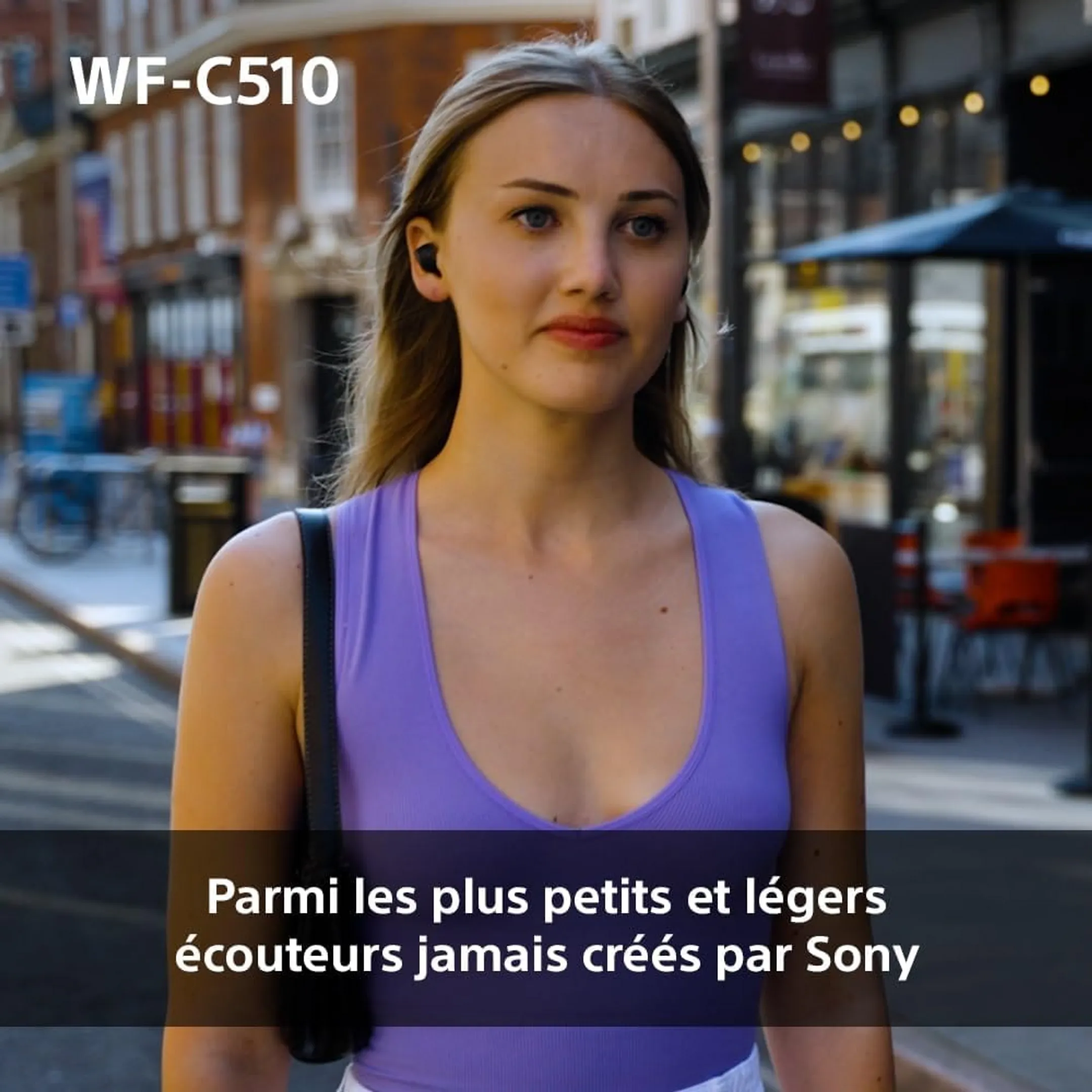 Sony Écouteurs sans fil WF-C510 - Noir image