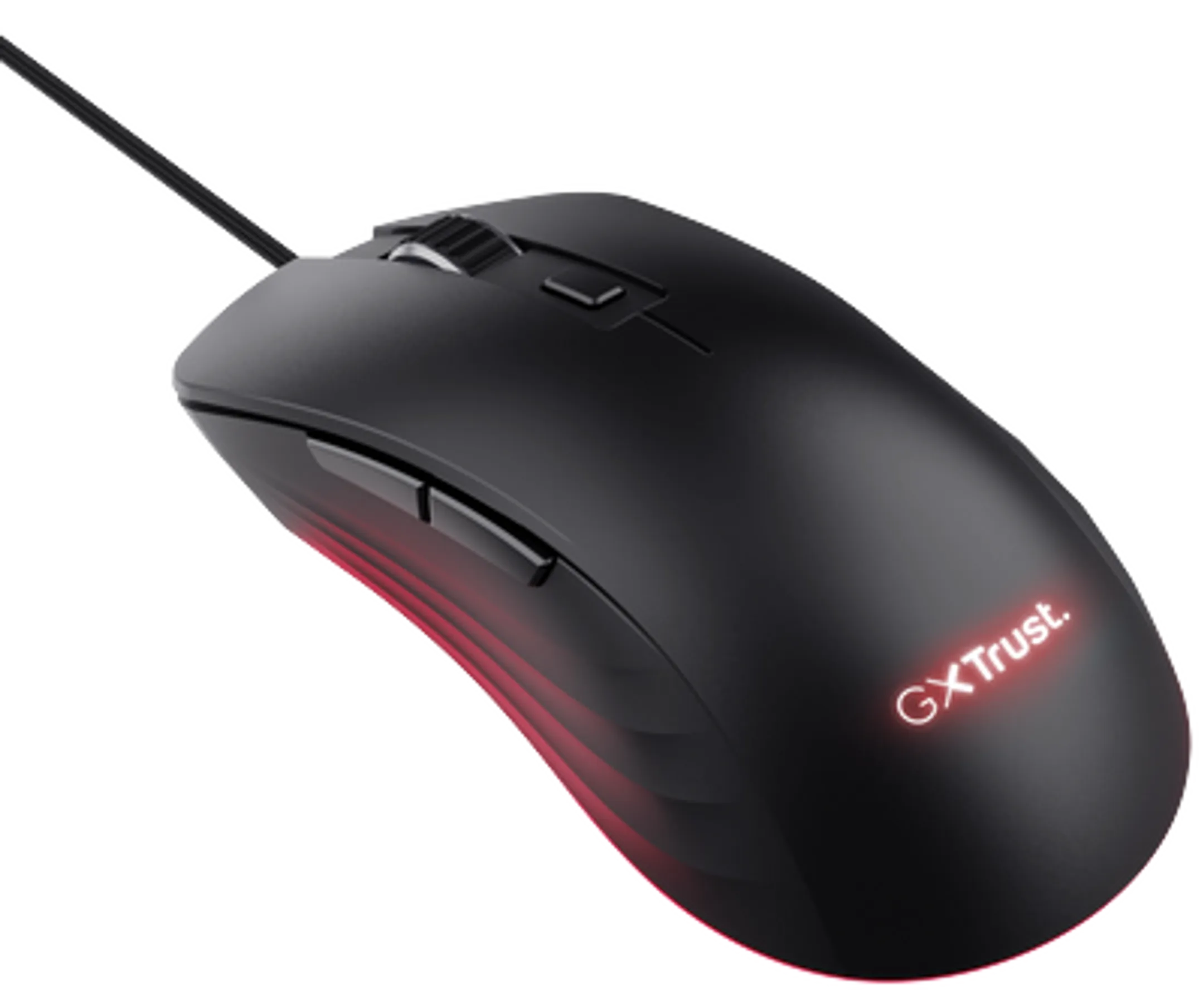 Trust Gaming-Maus GXT924 Ybar+ - Schwarz image