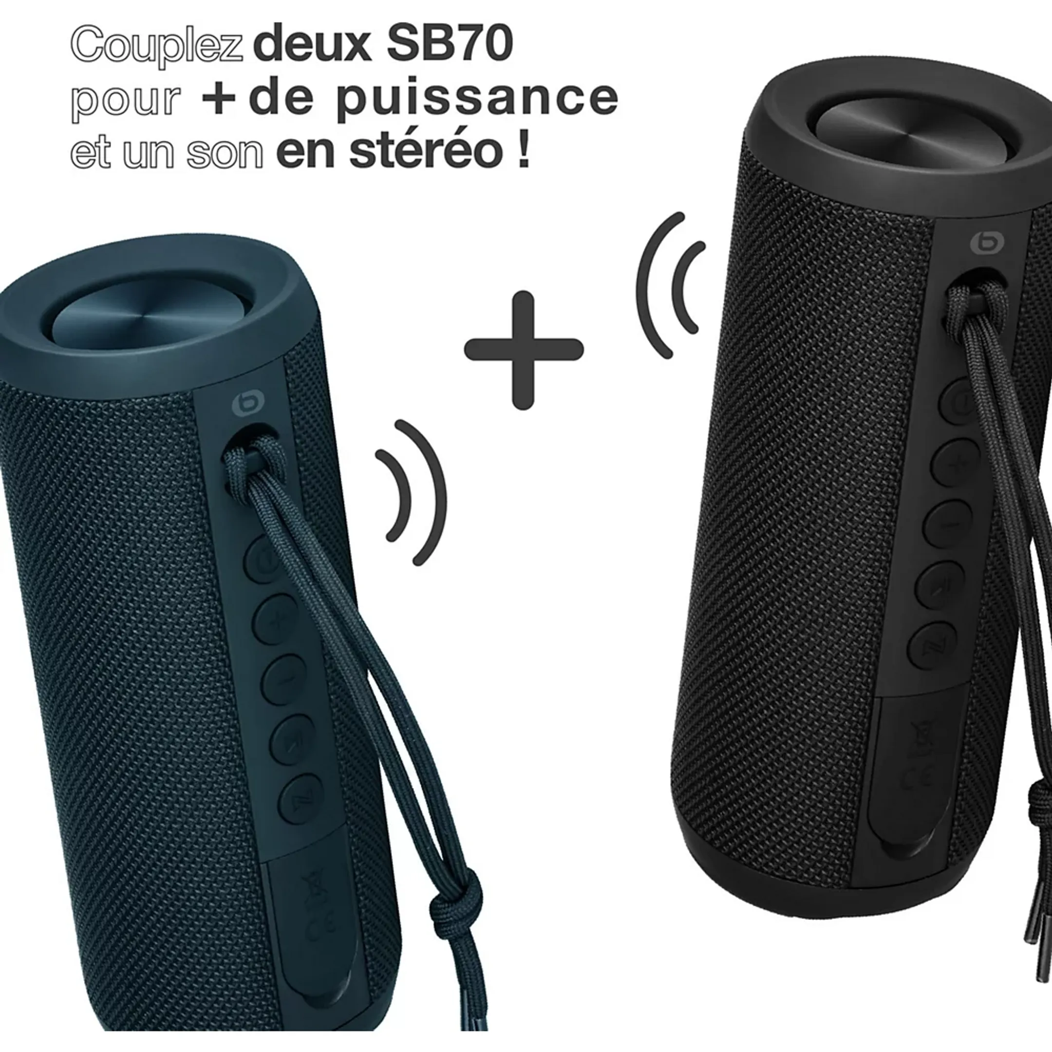 ESSENTIEL-B Enceinte Bluetooth SB70 - Noir image