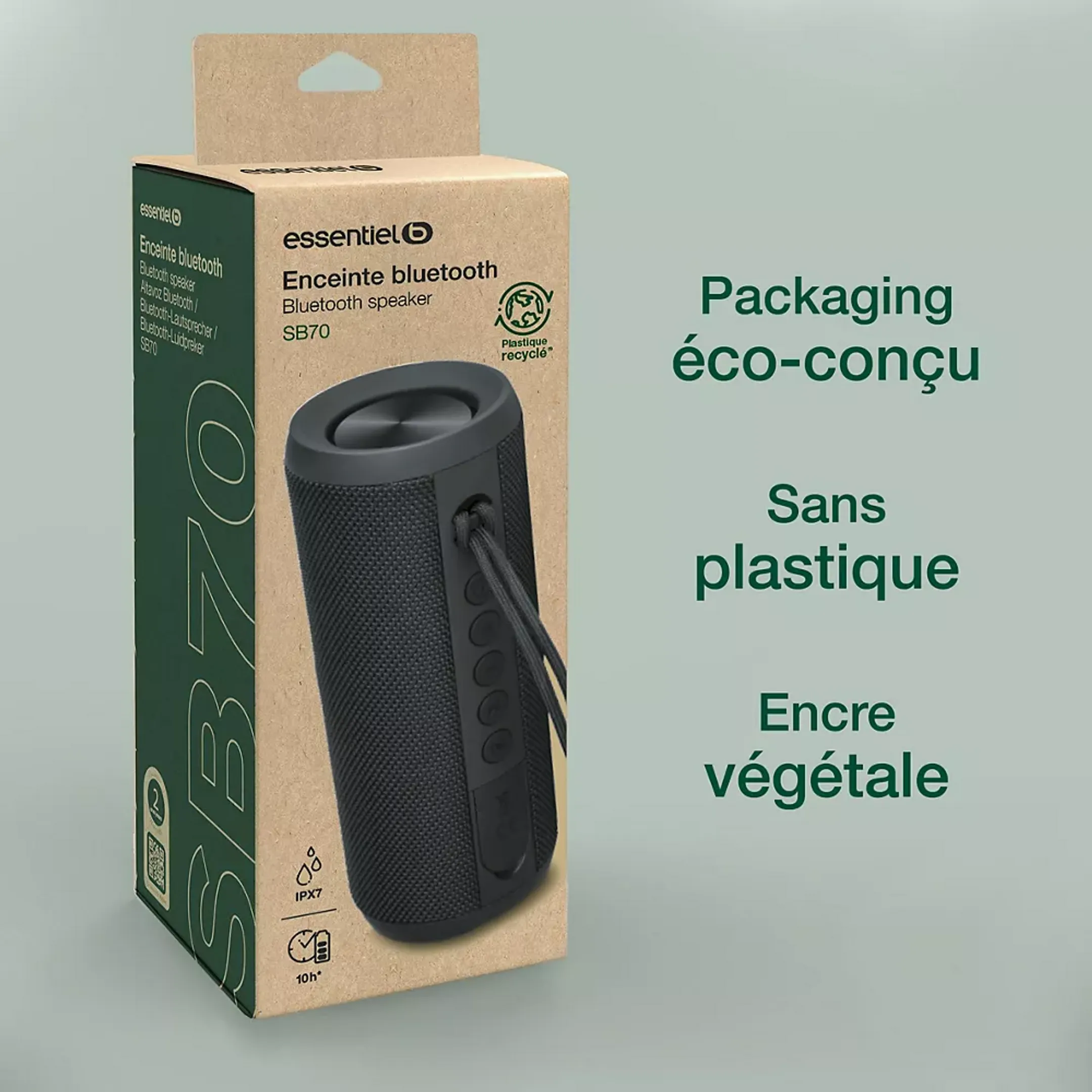 ESSENTIEL-B Bluetooth Speaker SB70 - Black image