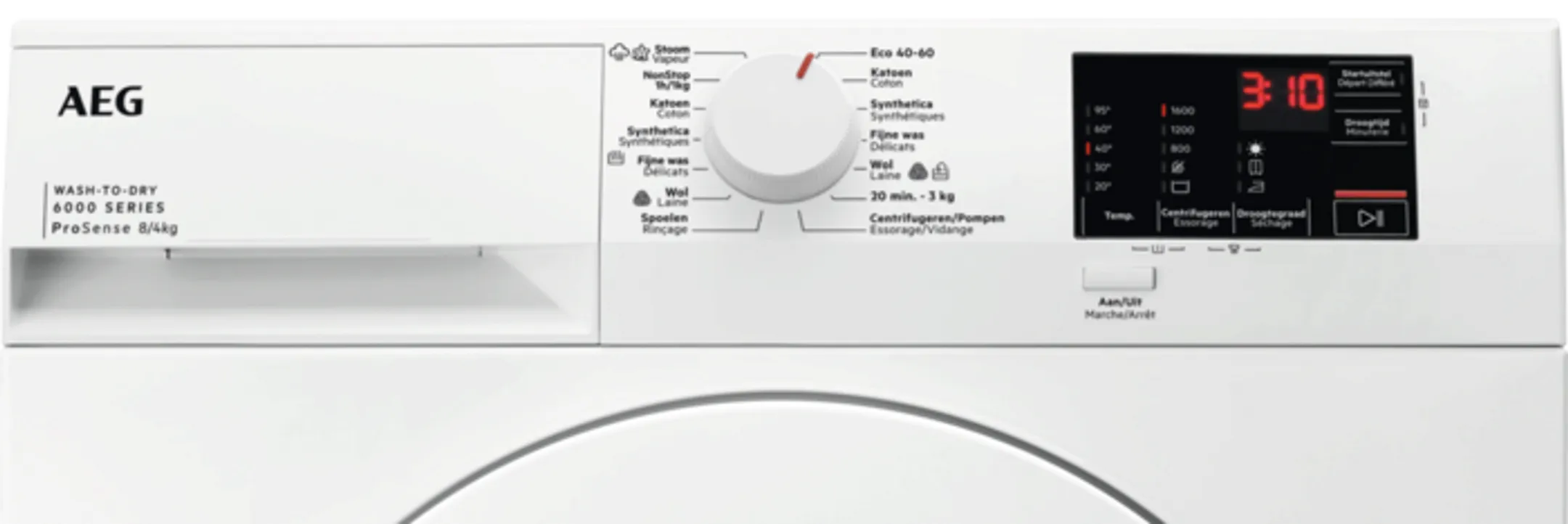 AEG Washer-dryer 6000 OneGo LWF62R842 image