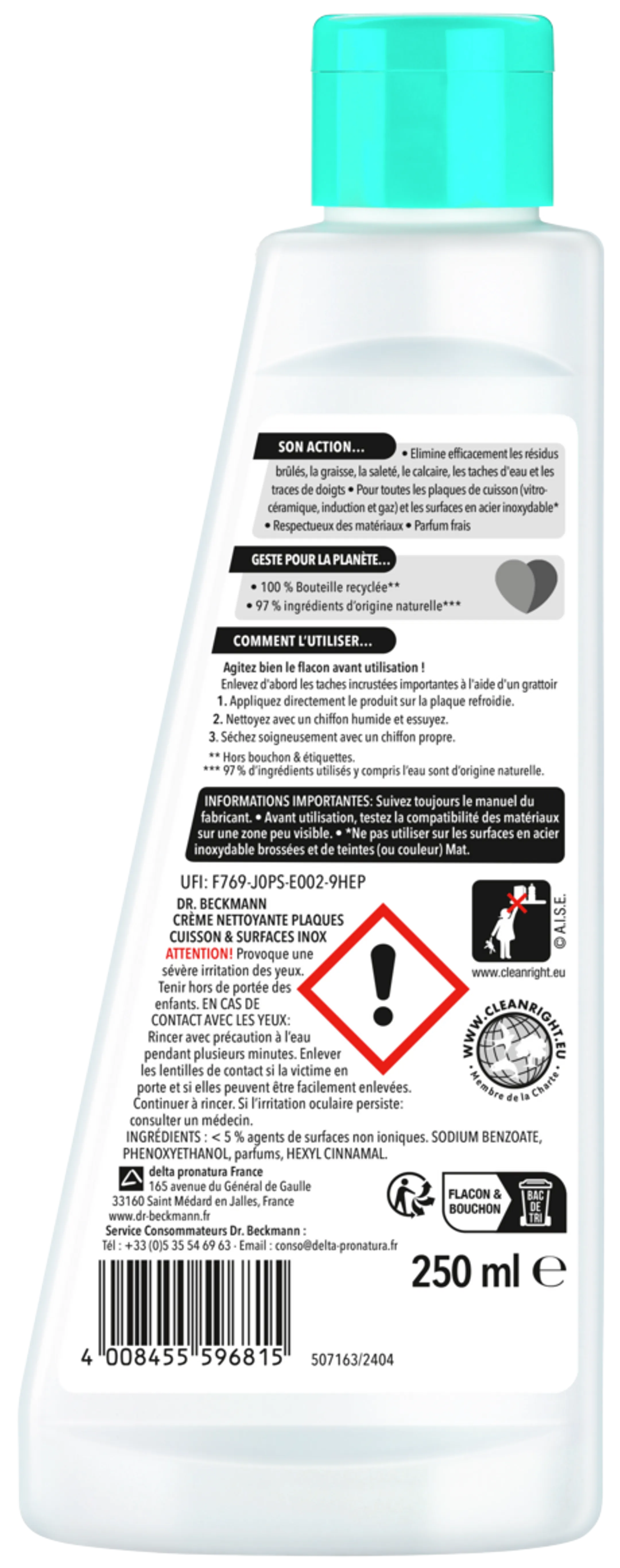Dr Beckmann Reinigungscreme für Kochplatten & Inox-Oberflächen image