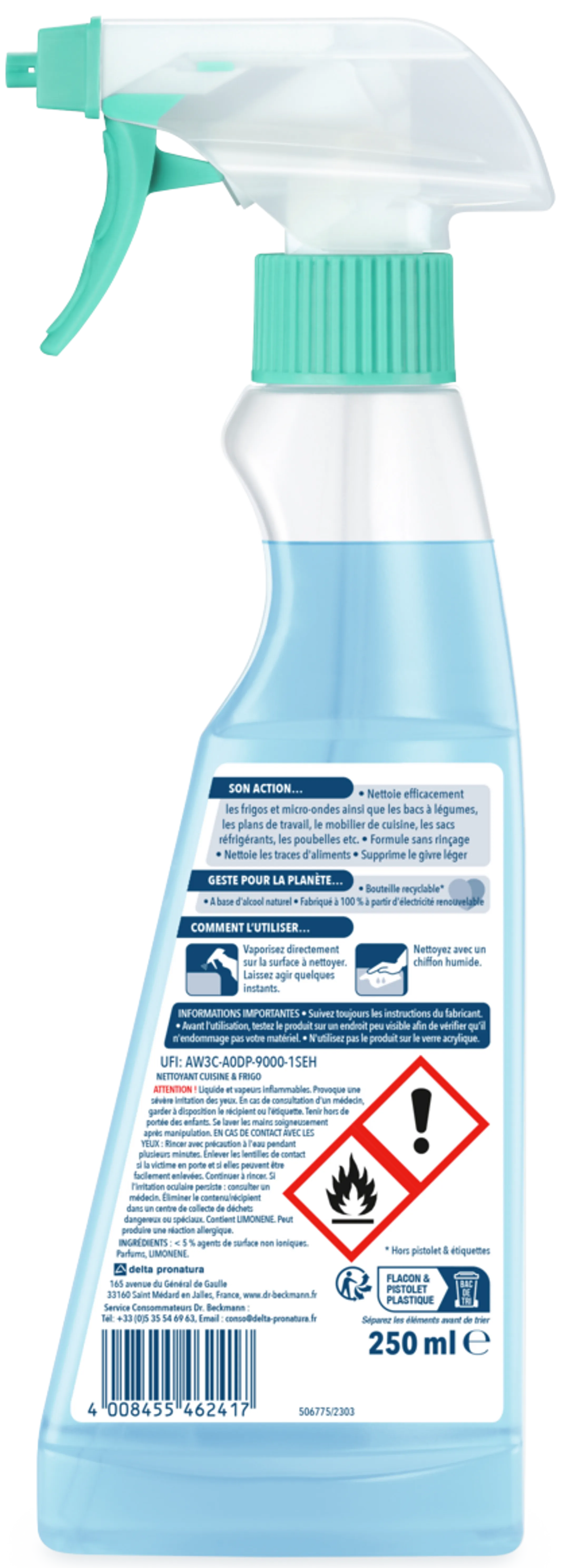 Dr Beckmann Küchen- & Kühlschrankreiniger - 250 ml image