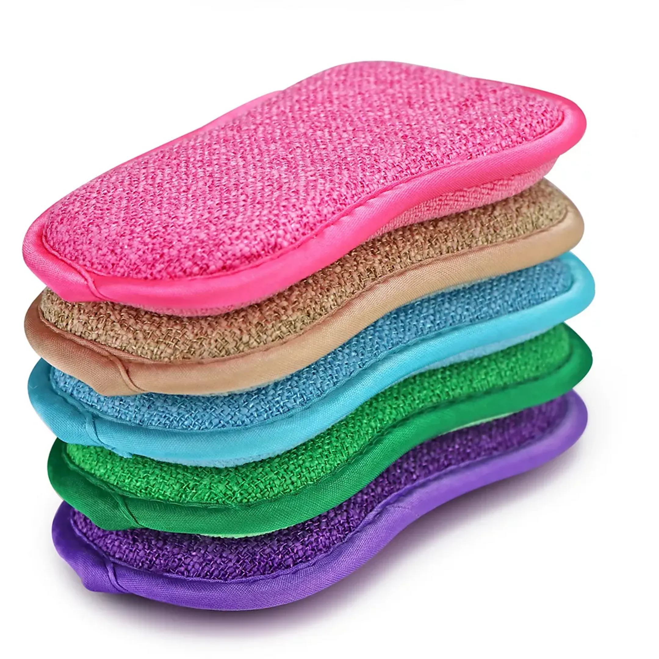 Bundle product Eponges lavables - 5 pièces - Multi-coloris