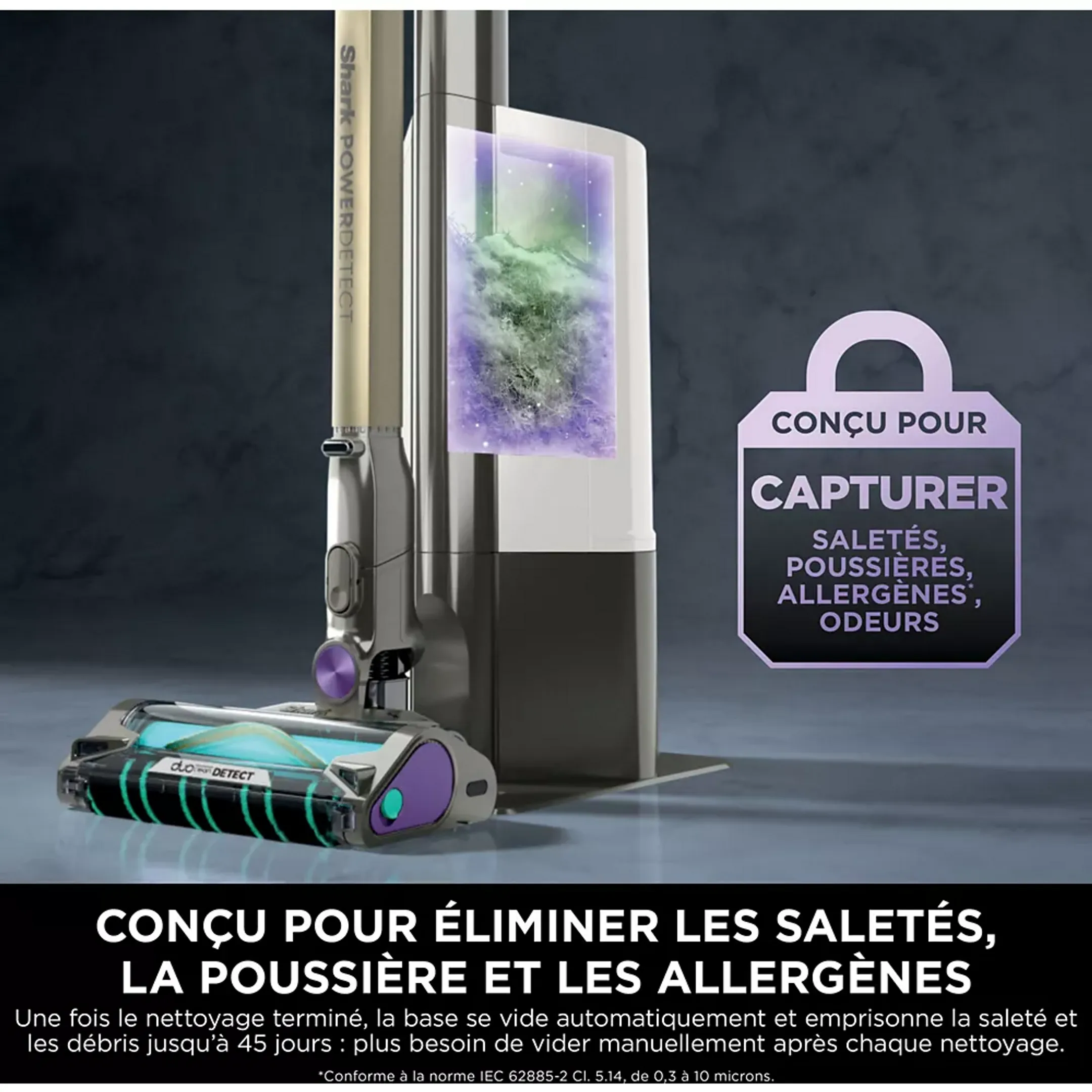 Shark Aspirateur balai PowerDetect avec base automatique IP3251EUT image