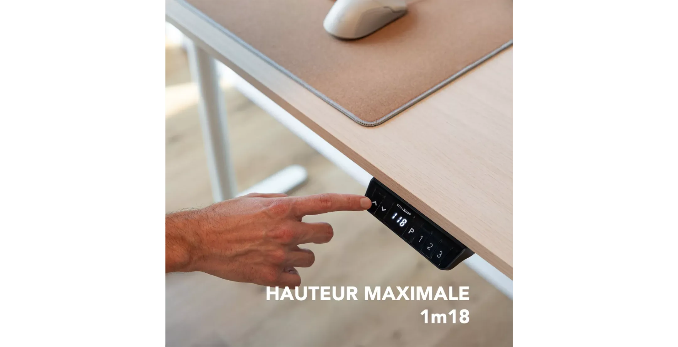 Skillkorp Motorized desk D15M - White image