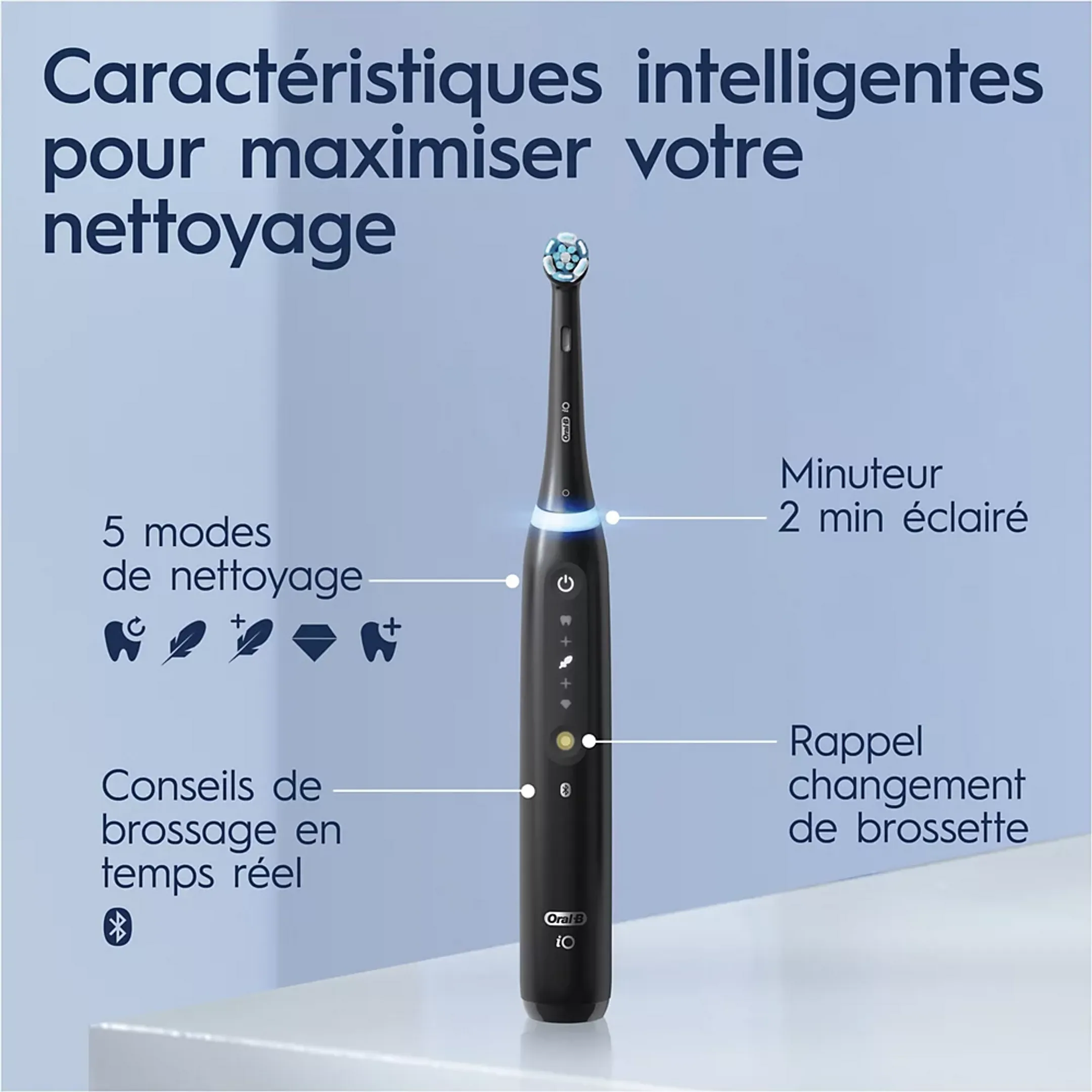 Oral-B Brosse à dents électrique iO5s Black Edition image