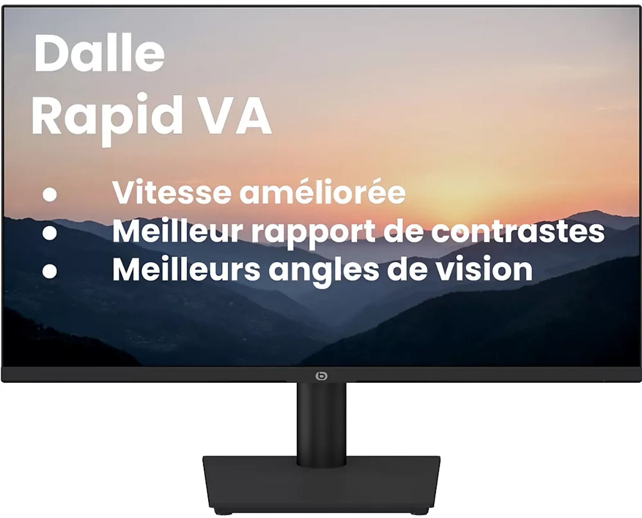 ESSENTIEL-B Moniteur 24" FHD 100Hz Pixel View - Noir image