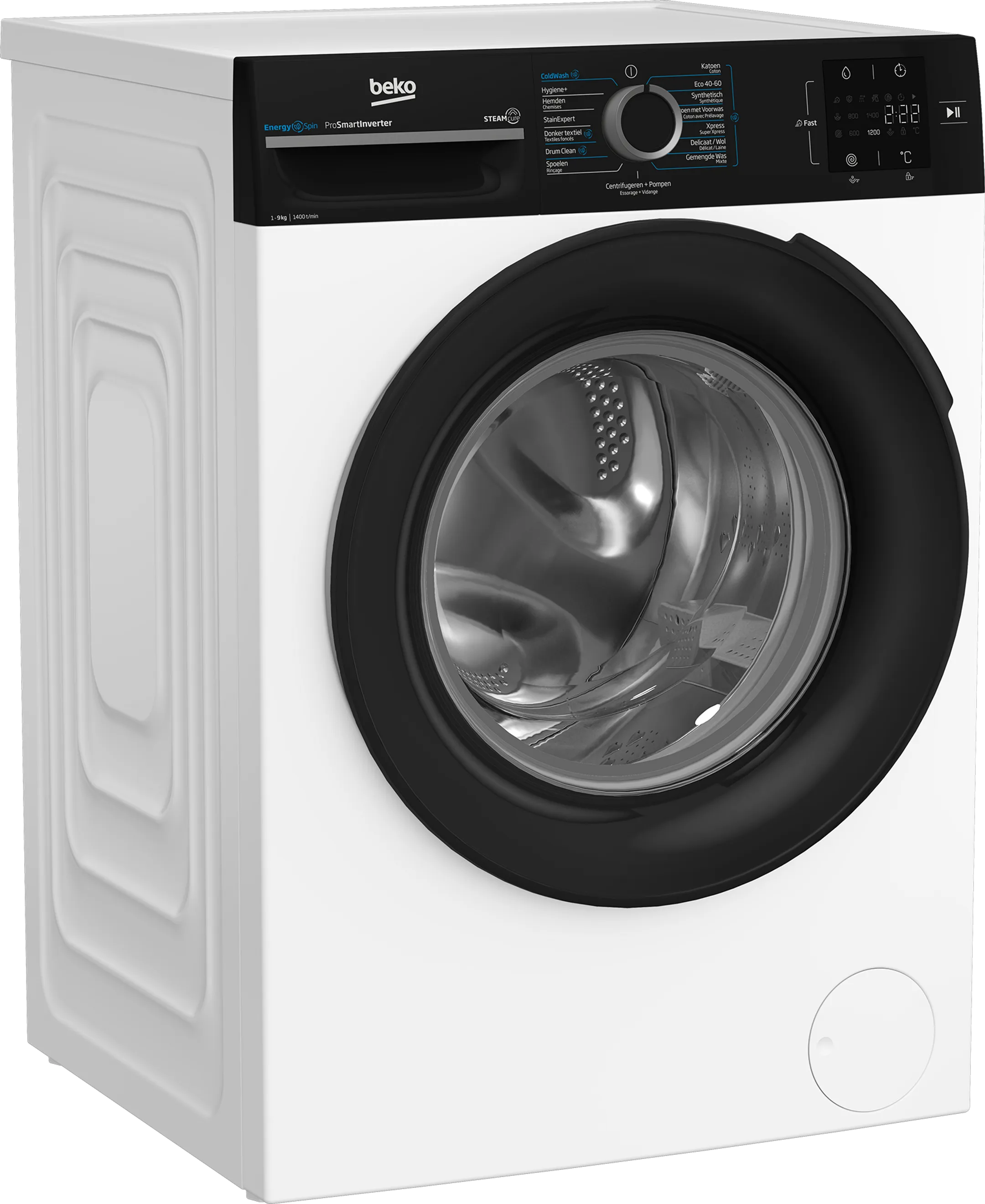 Beko Washing machine EnergySpin BM3WFT3941B image