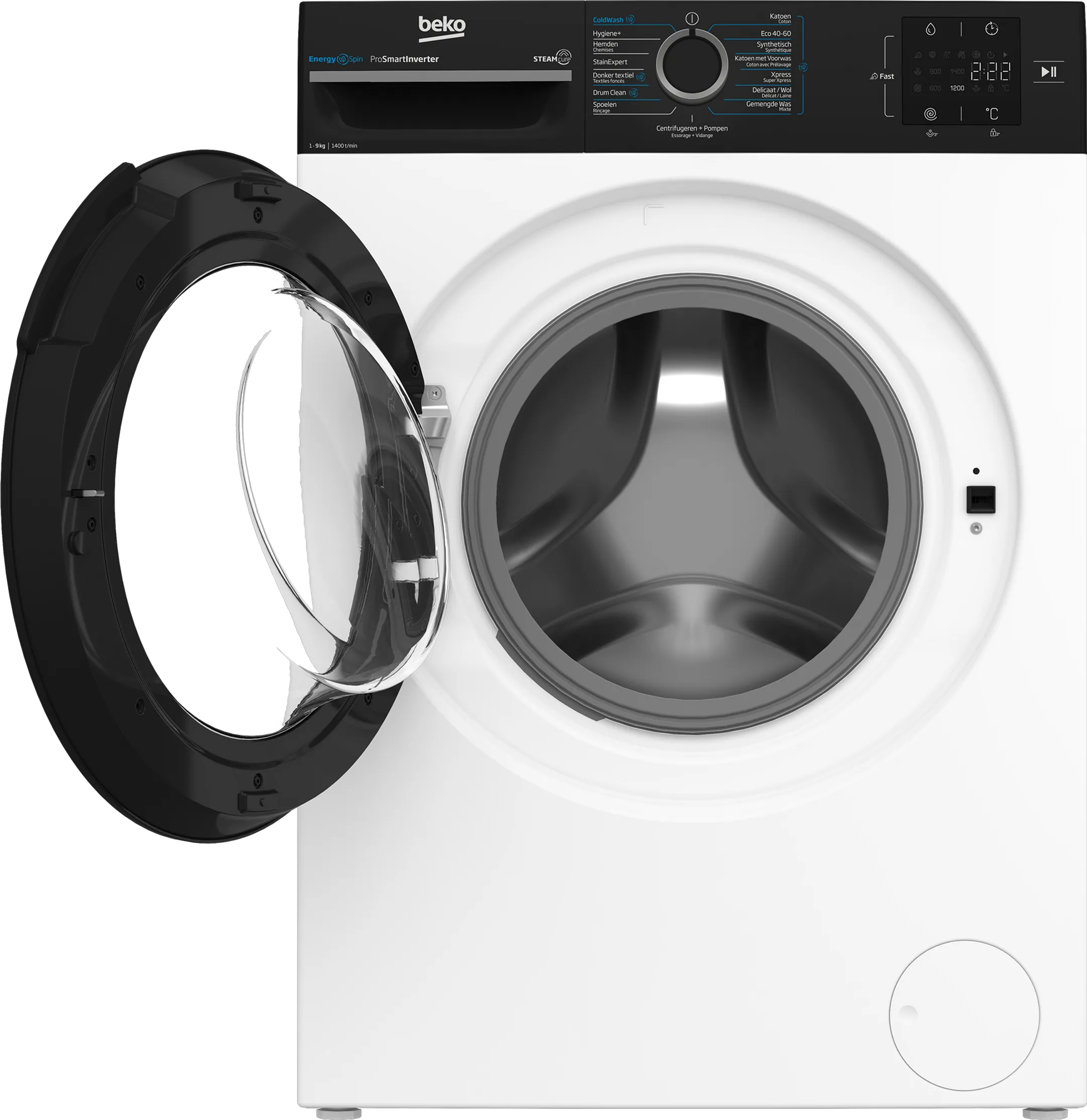 Beko Washing machine EnergySpin BM3WFT3941B image