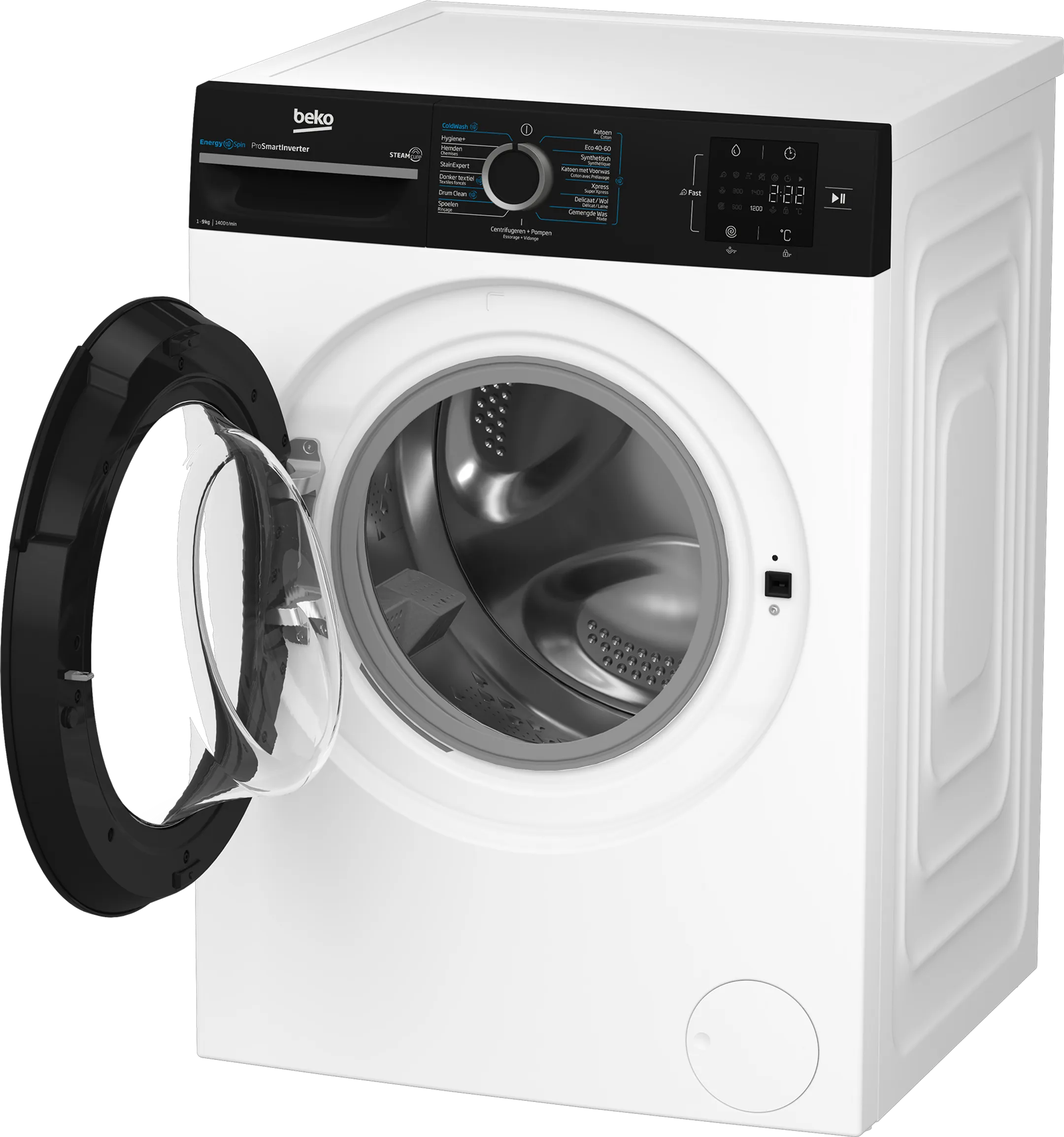 Beko Washing machine EnergySpin BM3WFT3941B image
