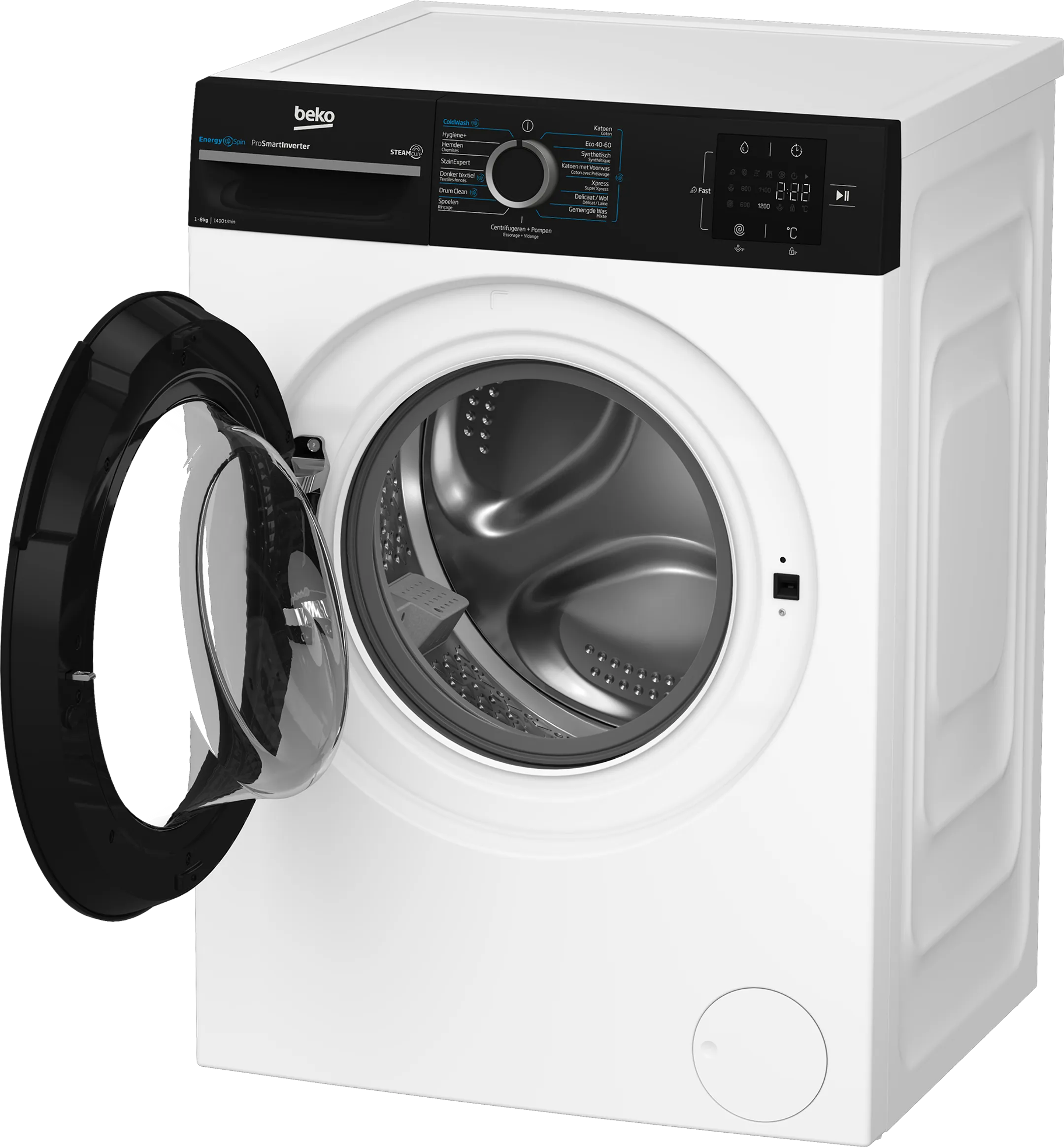 Beko Washing machine EnergySpin BM3WFT3841B image