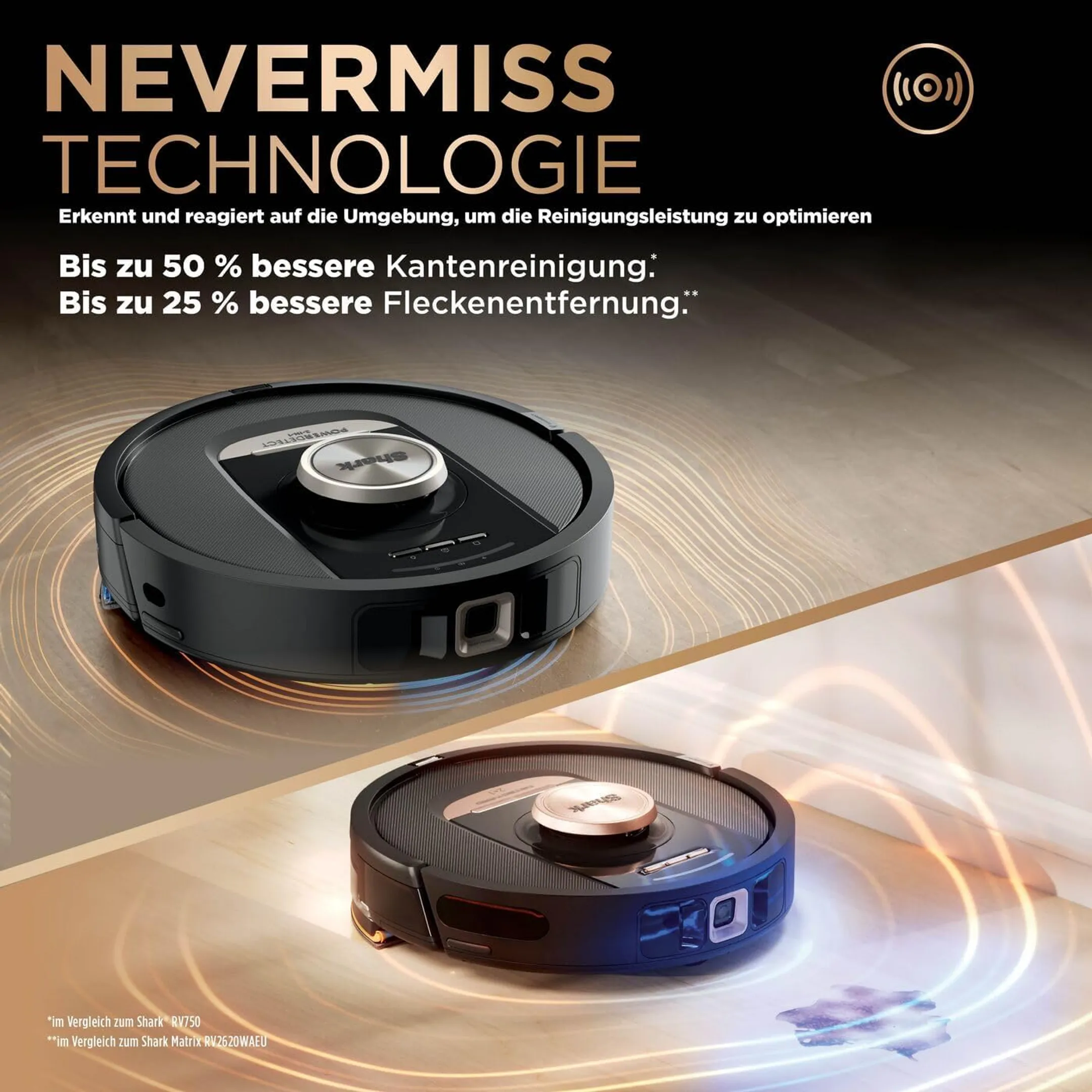 Shark Staubsauger-Waschroboter Powerdetect NeverTouch Pro RV2800ZEEU - Schwarz image