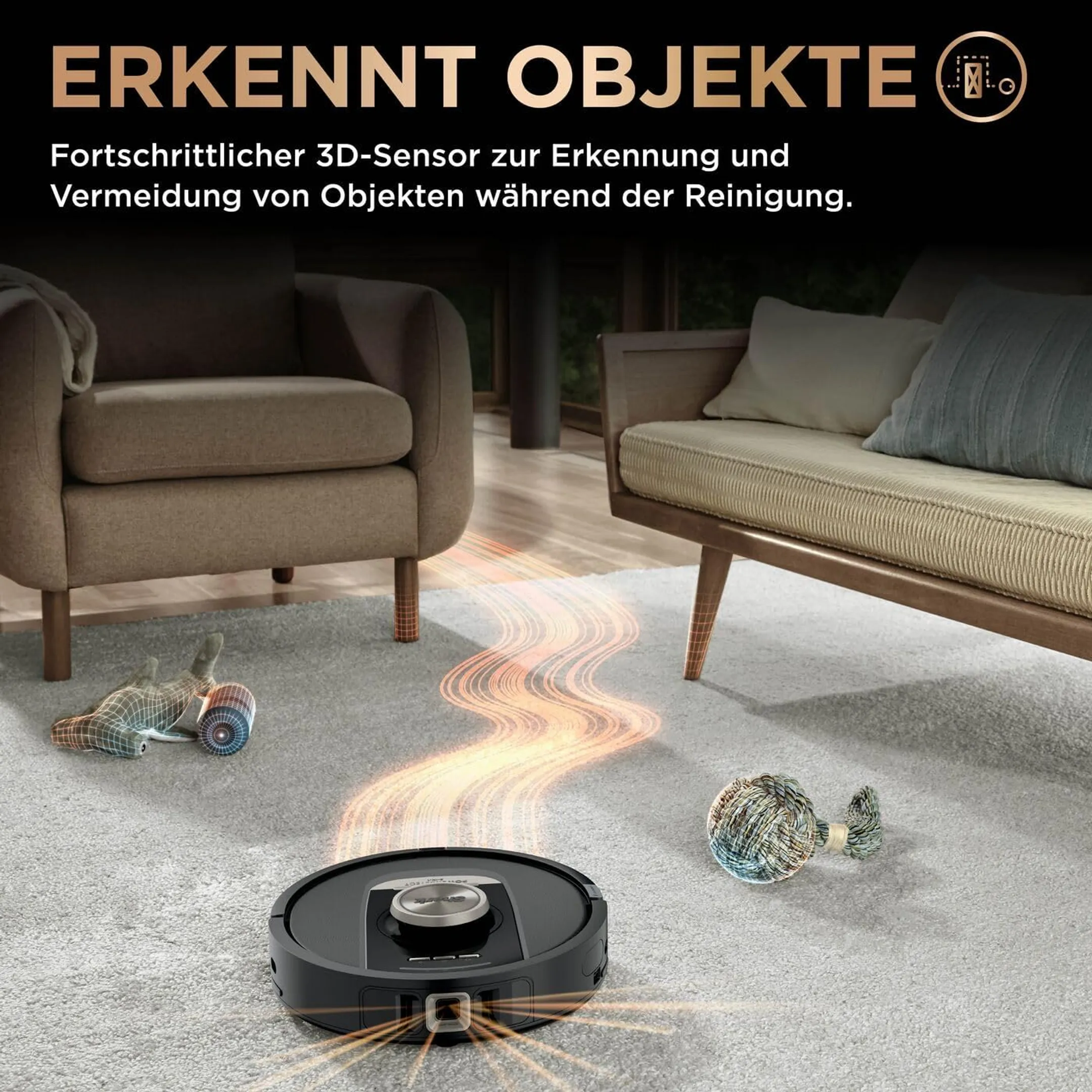 Shark Staubsauger-Waschroboter Powerdetect NeverTouch Pro RV2800ZEEU - Schwarz image