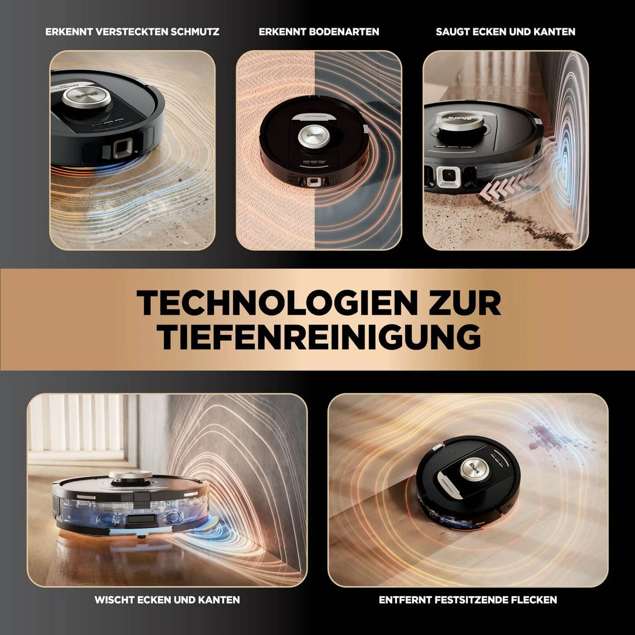 Shark Staubsauger-Waschroboter Powerdetect NeverTouch Pro RV2800ZEEU - Schwarz image