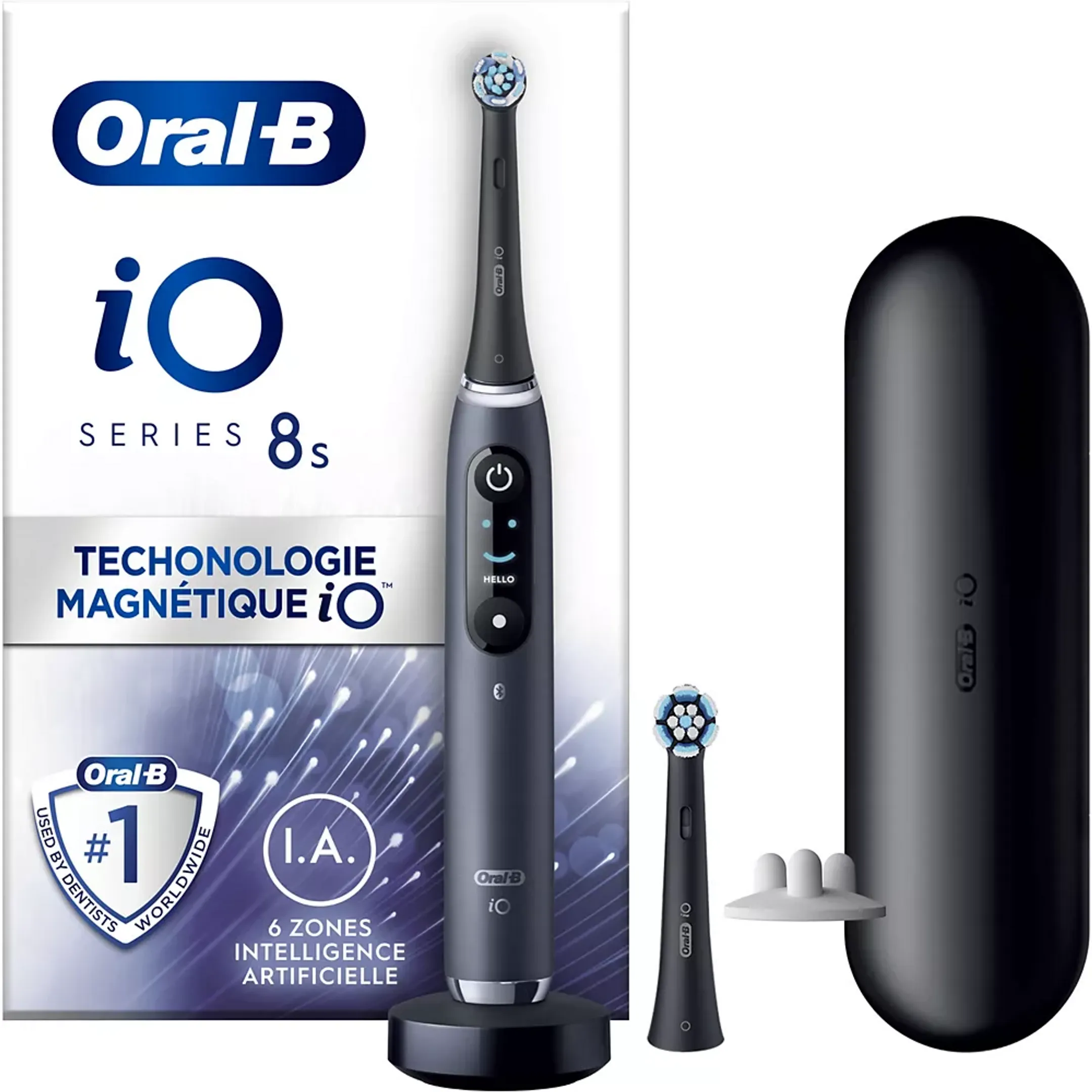 Brosse à dents électrique iO8s Black Onyx