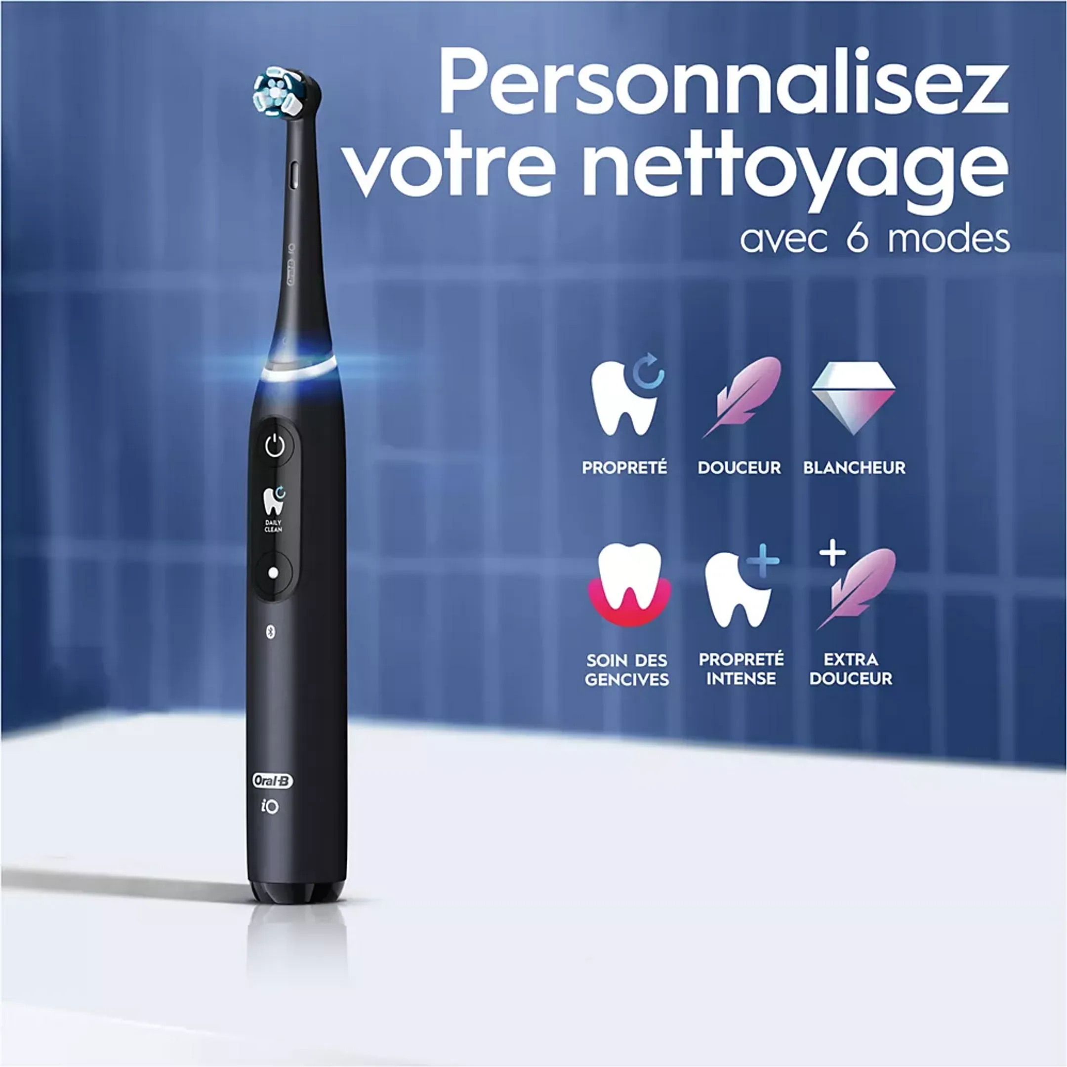 Oral-B Brosse à dents électrique iO8s Black Onyx image