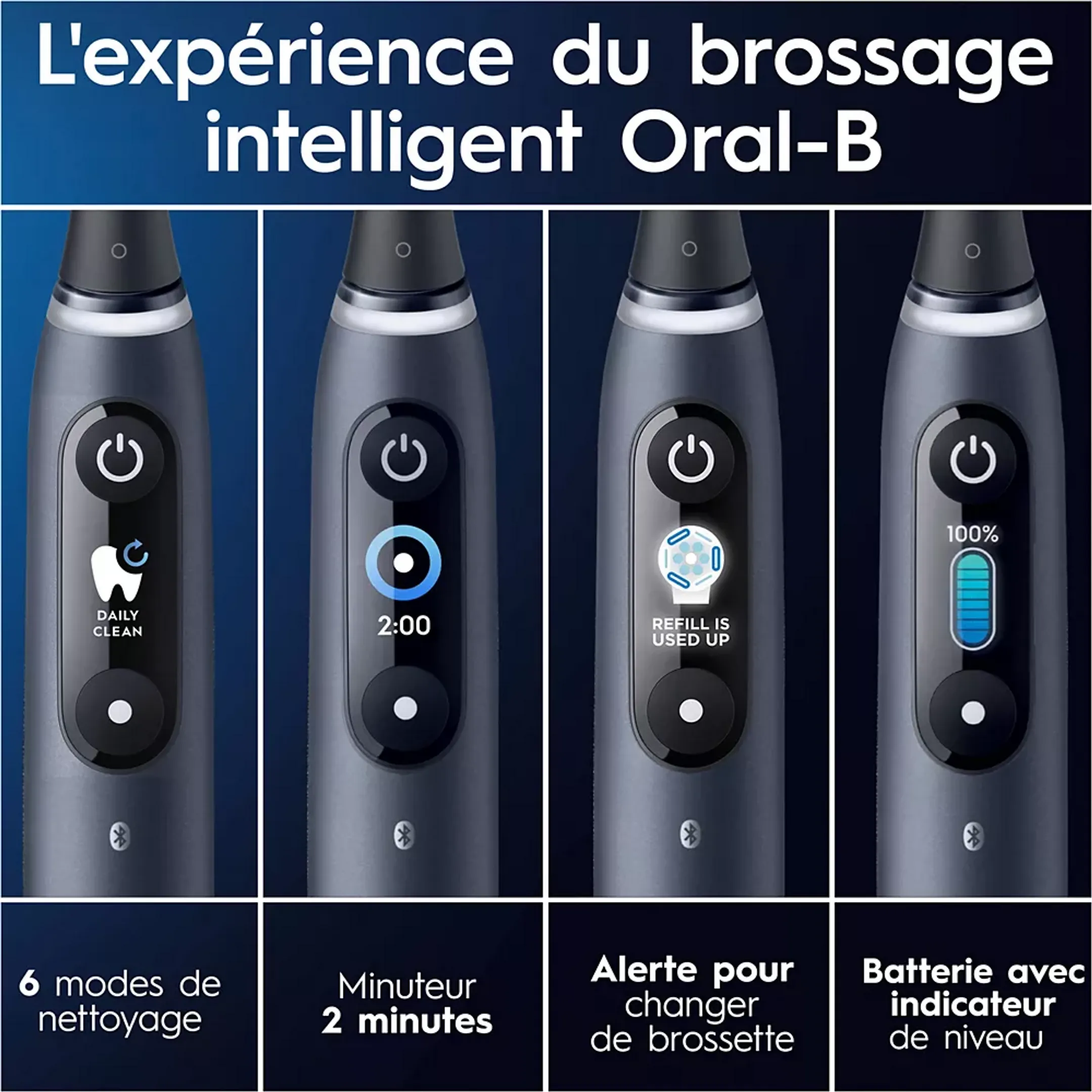 Oral-B Brosse à dents électrique iO8s Black Onyx image