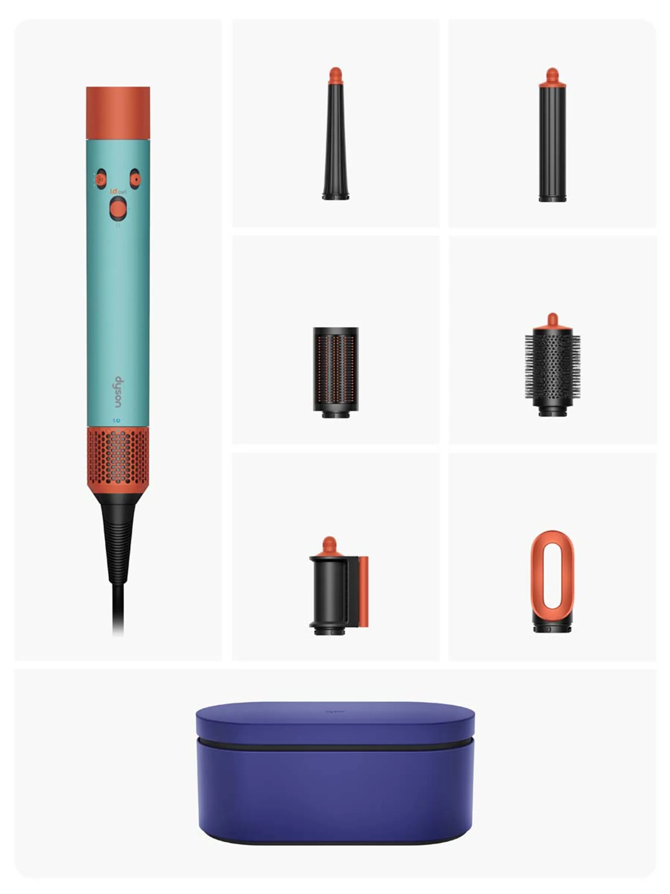 Dyson Airwrap i.d. - Cheveux raides à ondulés - Platine céramique/Topaze image