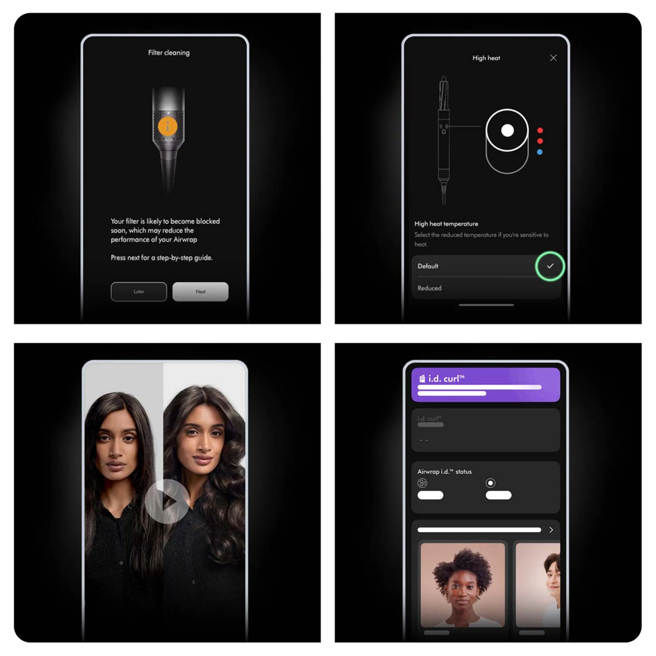 Dyson Airwrap i.d. - Cheveux raides à ondulés - Platine céramique/Topaze image