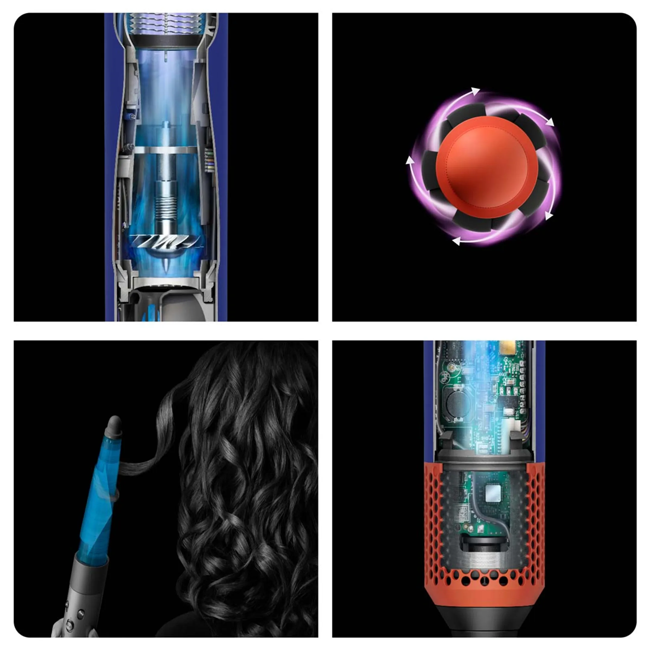 Dyson Airwrap i.d. - Cheveux raides à ondulés - Platine céramique/Topaze image