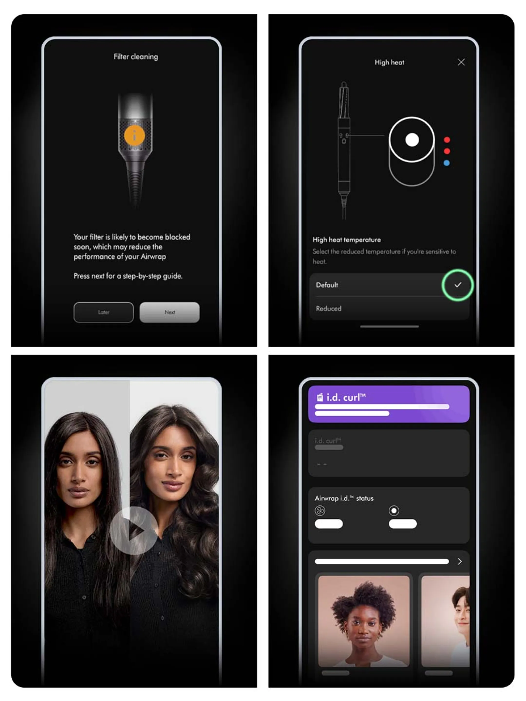 Dyson Airwrap i.d. - Cheveux raides à ondulés - Platine céramique/Topaze image