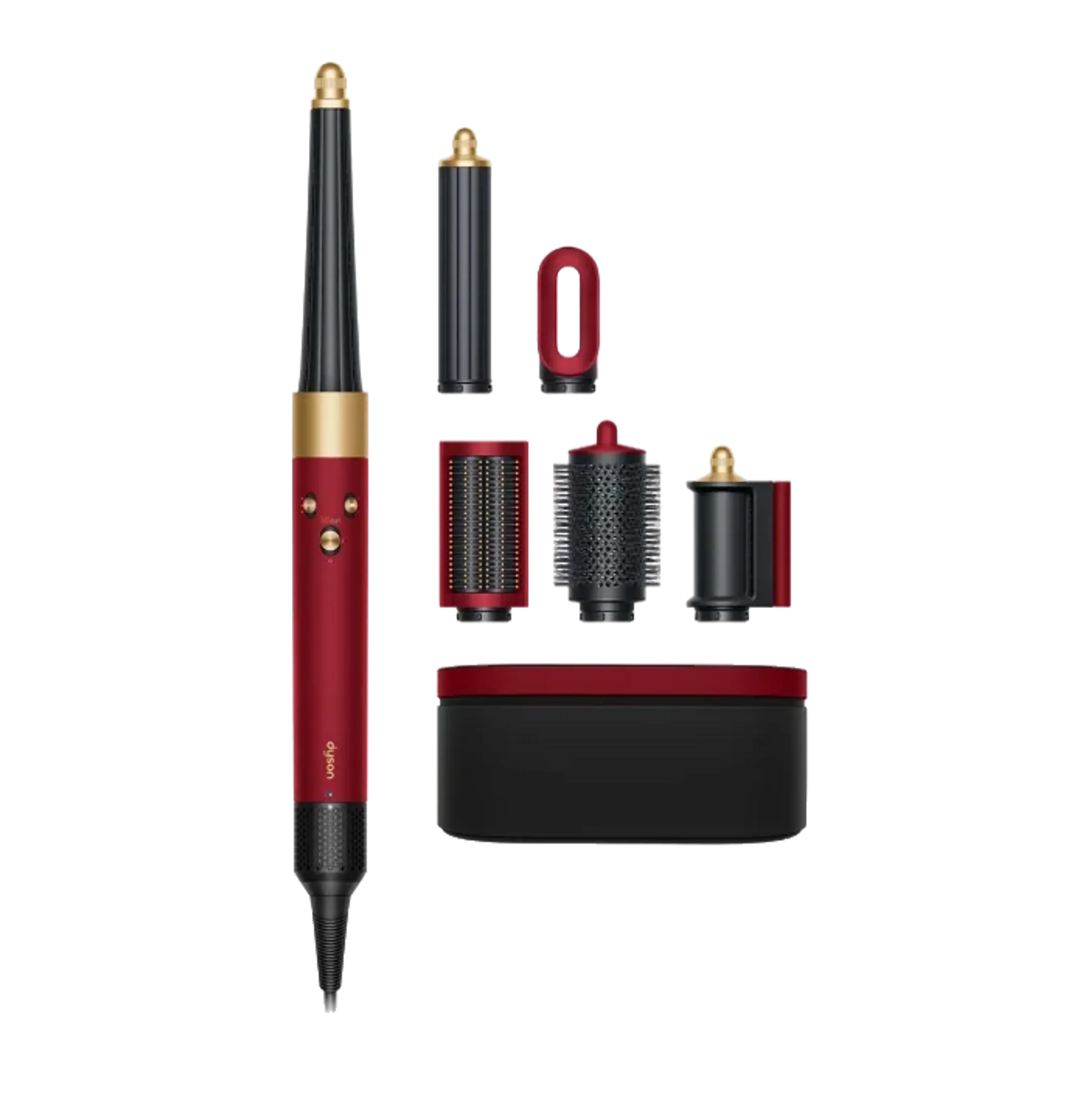 Airwrap i.d. glattes bis welliges Haar Valentinstag-Edition Samt Rot/Gold 