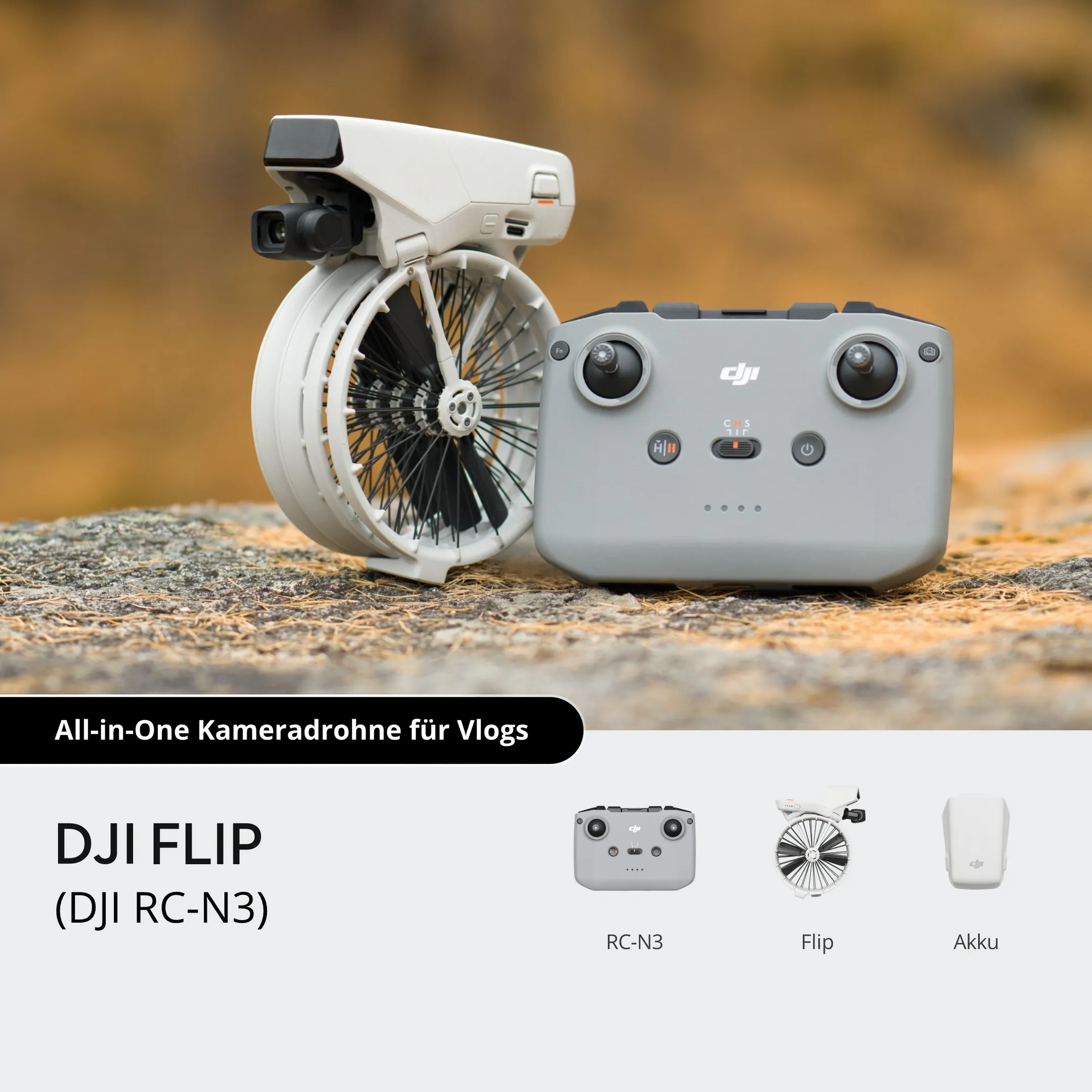 DJI Drohne Flip mit Fernbedienung RC-N3 image