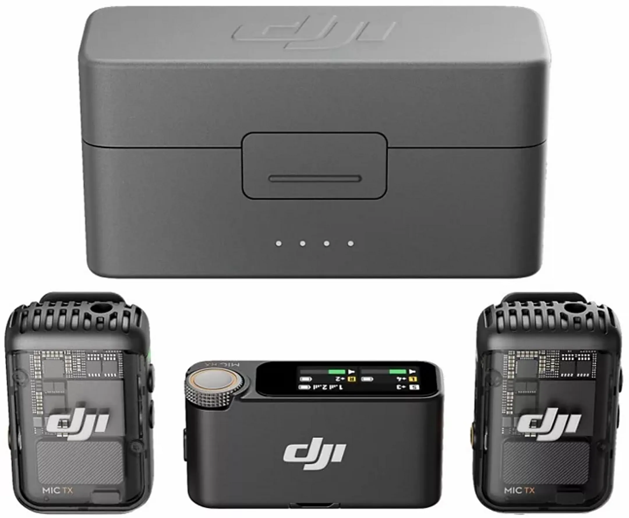 Microphone Mic 2 - 2 TX + 1 RX + Boitier de recharge