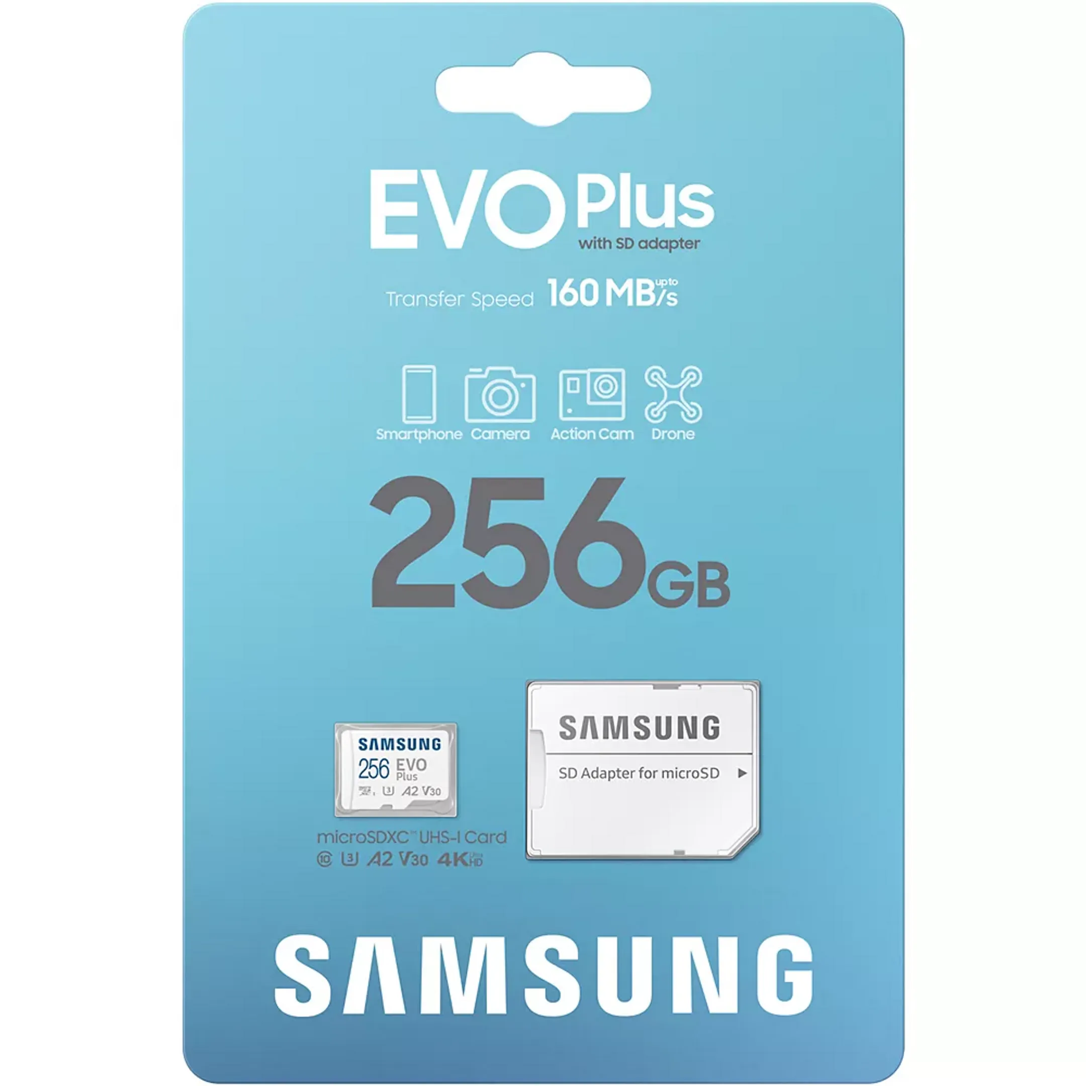 Samsung Micro SD memory card EVO Plus - 256GB image