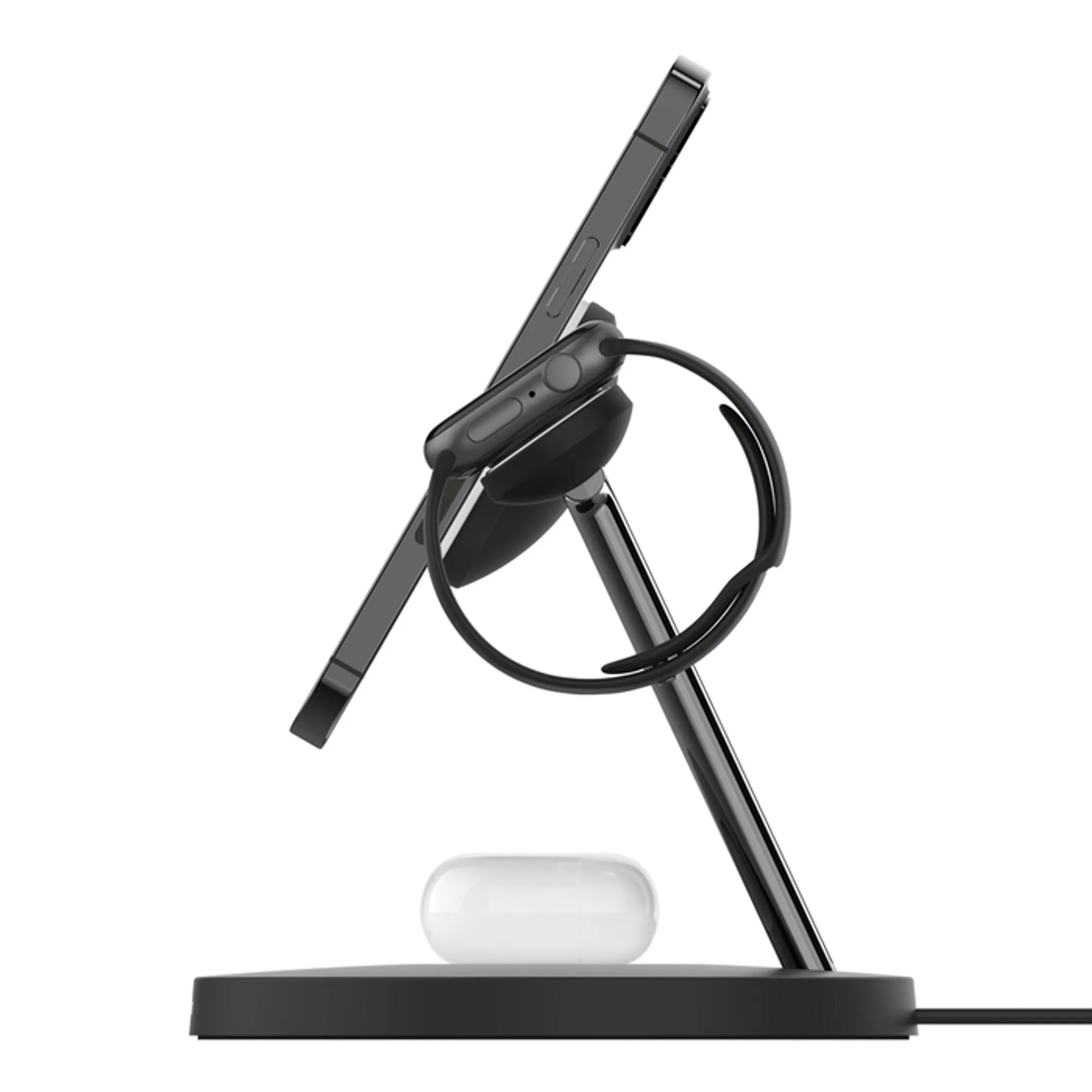 Belkin 3-in-1 magnetic charging station BoostCharge Pro (15 W) - Black image