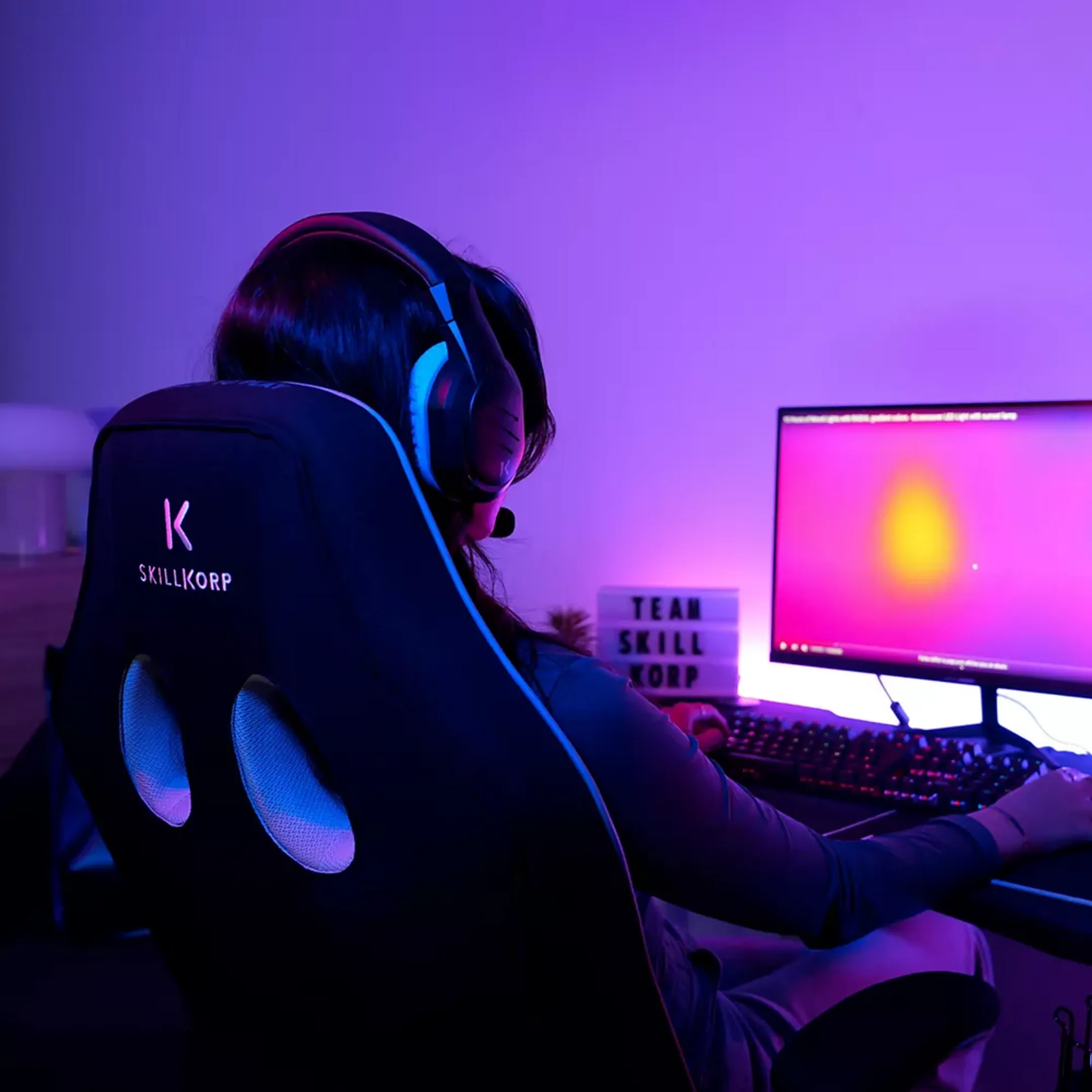 Skillkorp Gaming-Stuhl C5 - Schwarz image