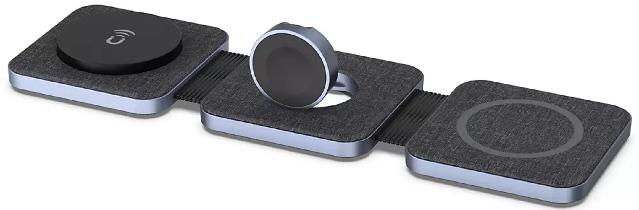 Adeqwat Chargeur induction 3-en-1 pliable MagSafe image