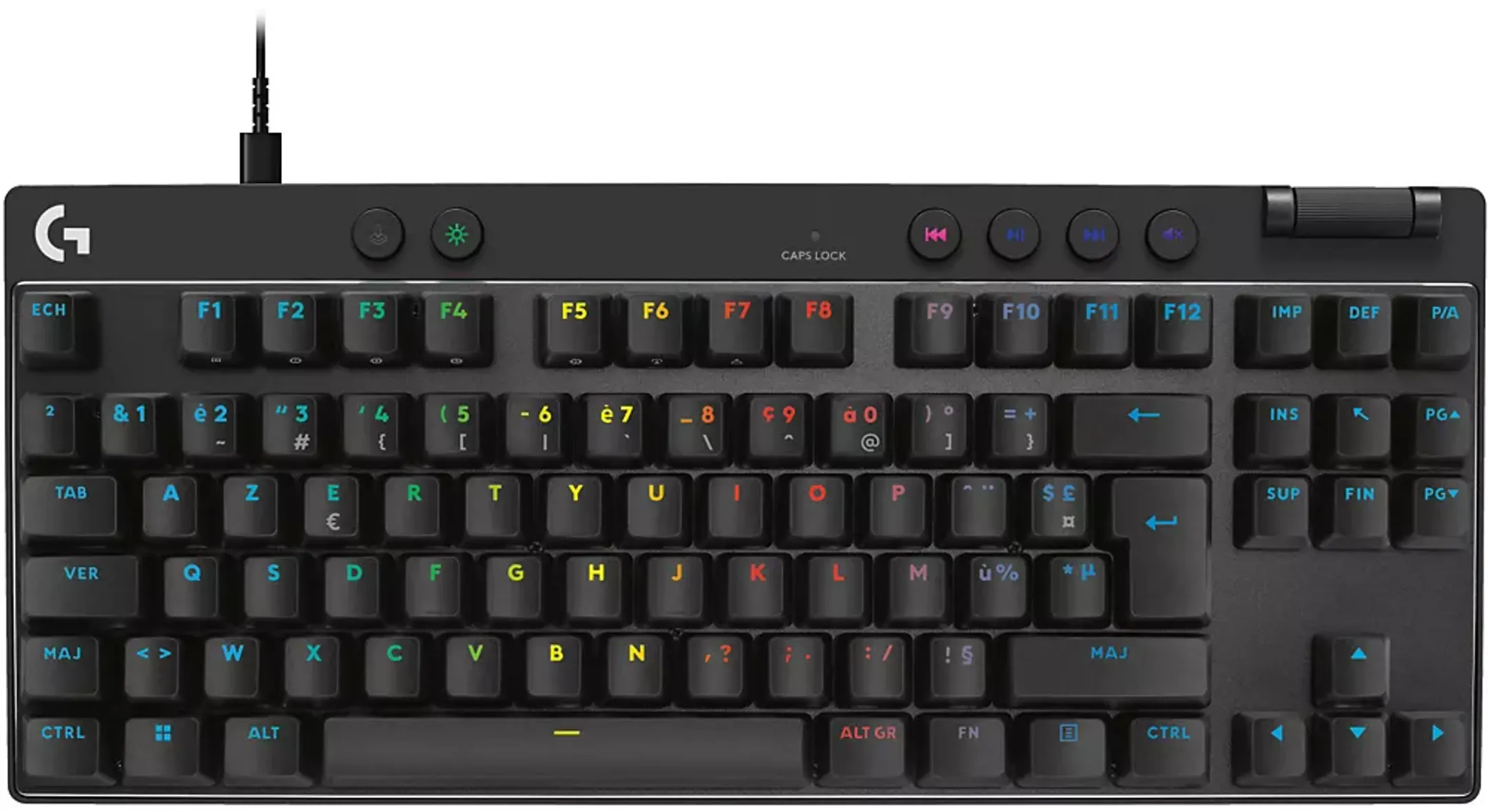 Gaming-Tastatur Pro X TKL Rapid - QWERTZ - Schwarz