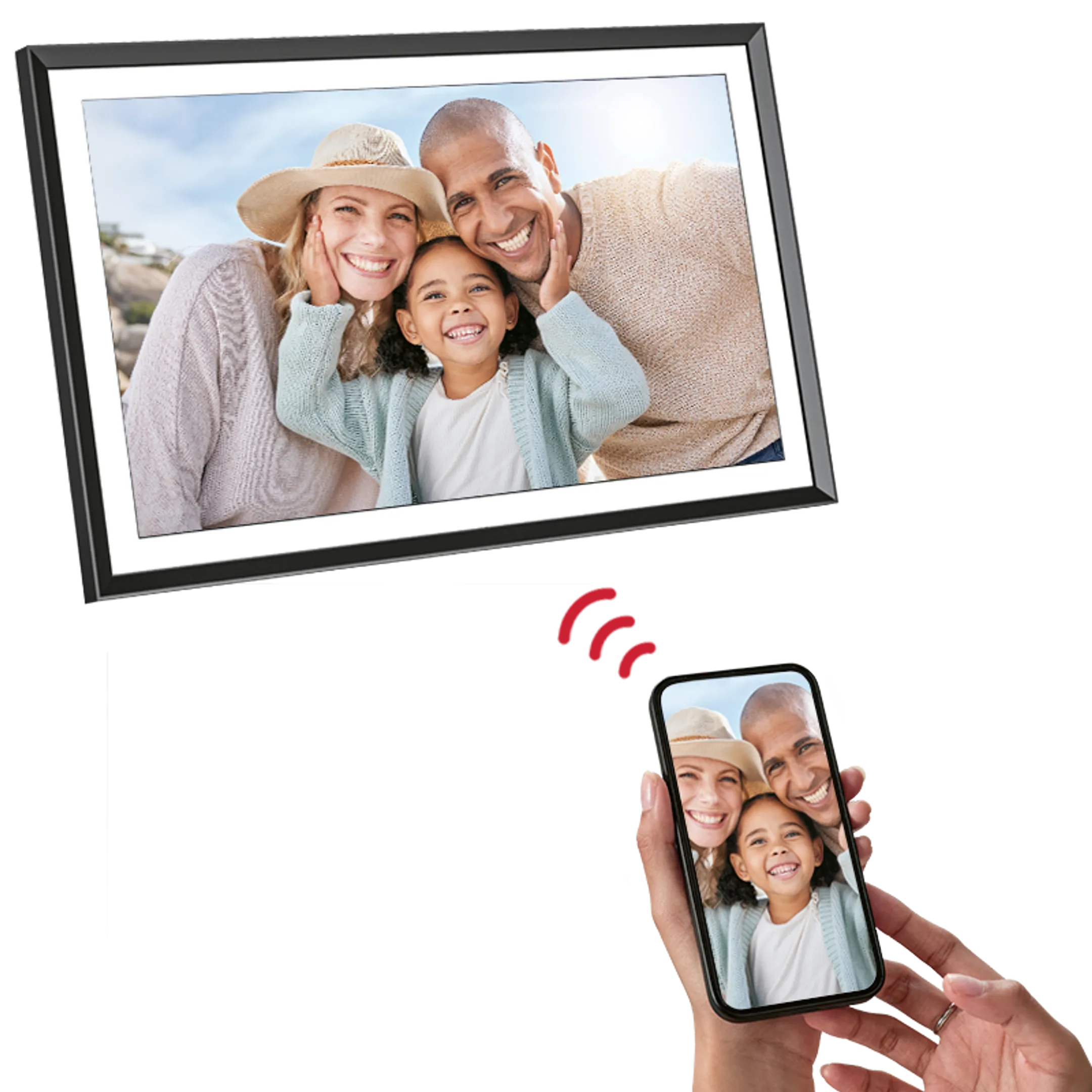 AGFA 15,6” connected photo frame Realiview APF1560WIFI image