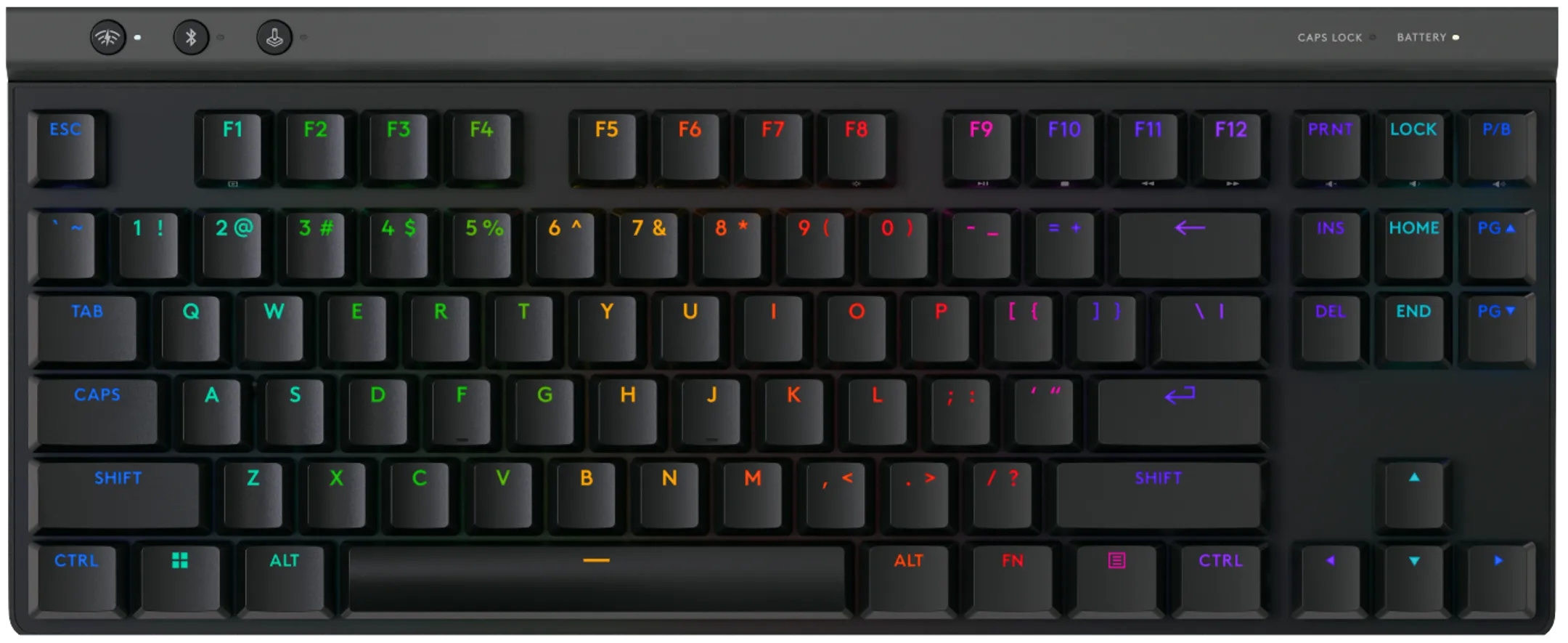 Kabellose Gaming-Tastatur G515 Lightspeed TKL - AZERTY - Schwarz