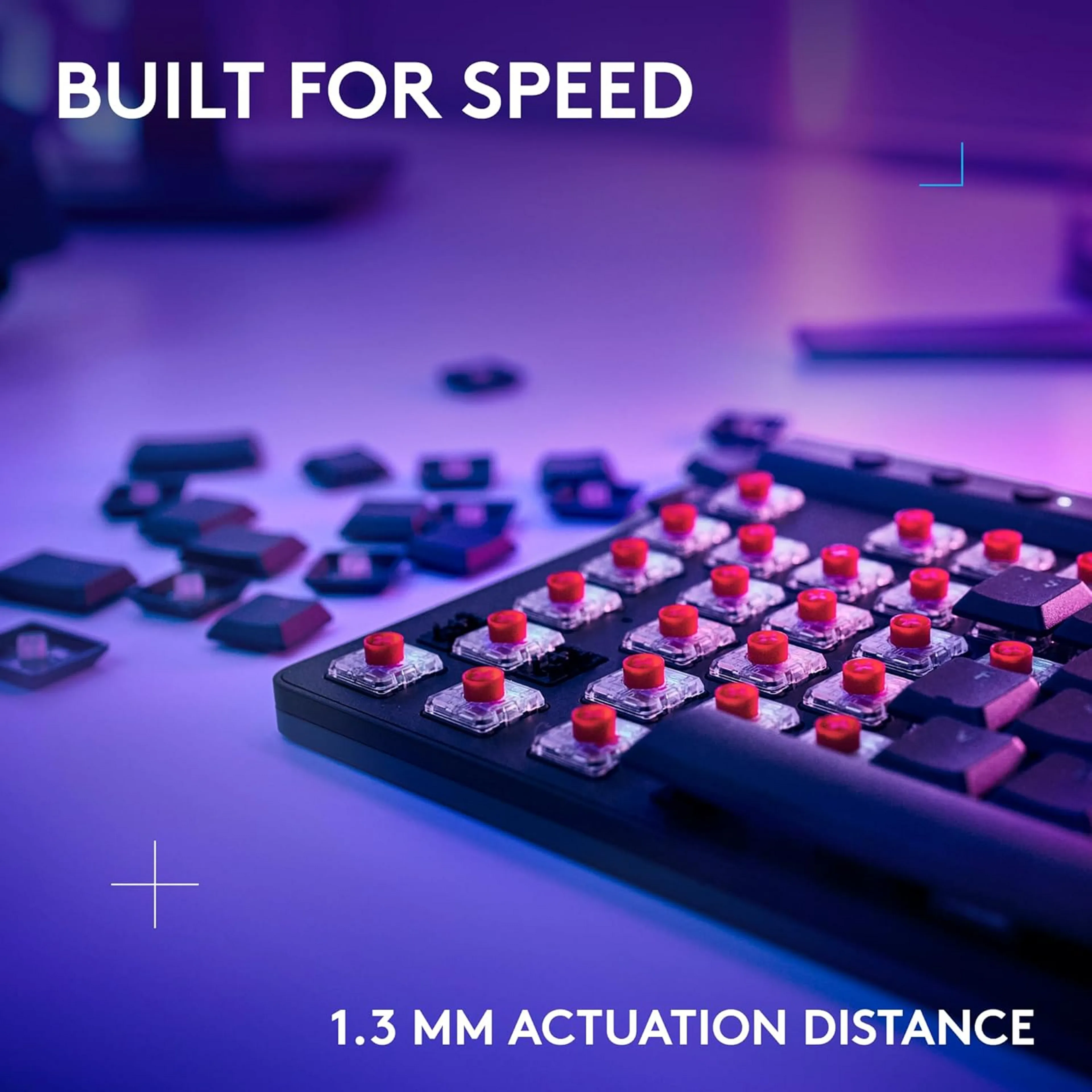Logitech Wireless Gaming Keyboard G515 Lightspeed TKL - AZERTY - Black image