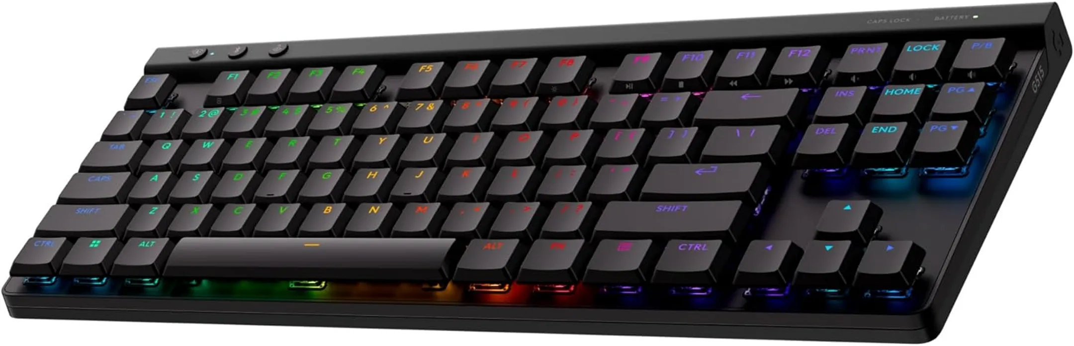 Logitech Kabellose Gaming-Tastatur G515 Lightspeed TKL - QWERTZ - Schwarz image