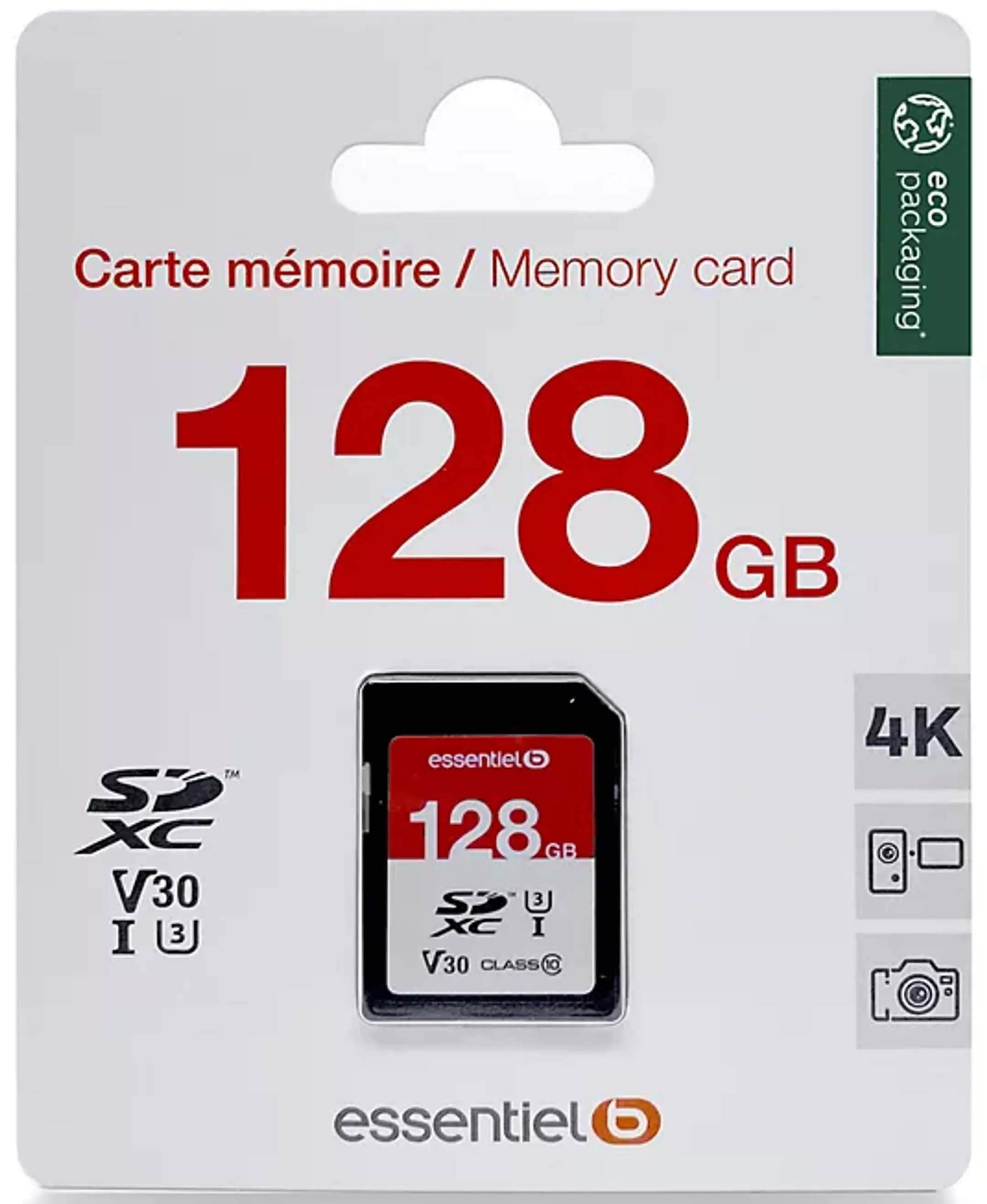 SDXC-Speicherkarte - 128GB - Schwarz