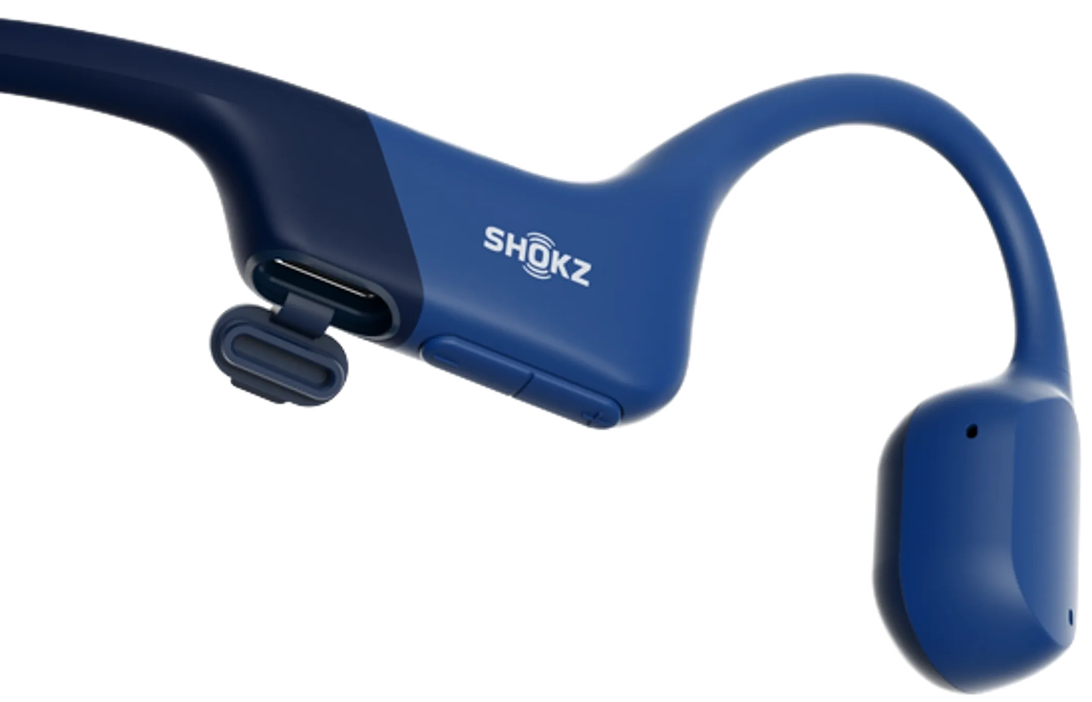 Shokz Ecouteurs sans fil à conduction osseuse OpenRun - Bleu image