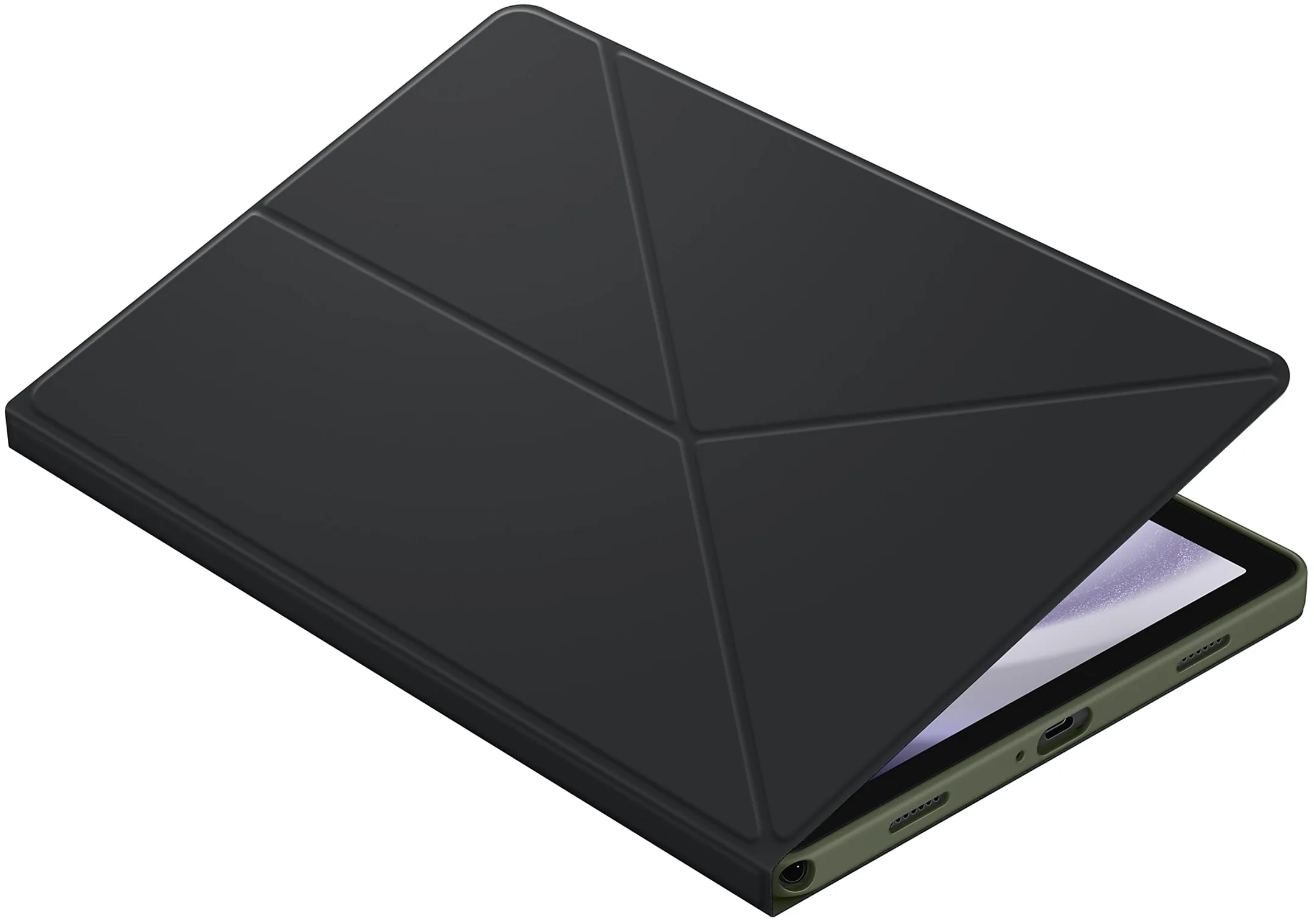Samsung Hybrid Book Cover für Galaxy Tab A9+ - Schwarz image