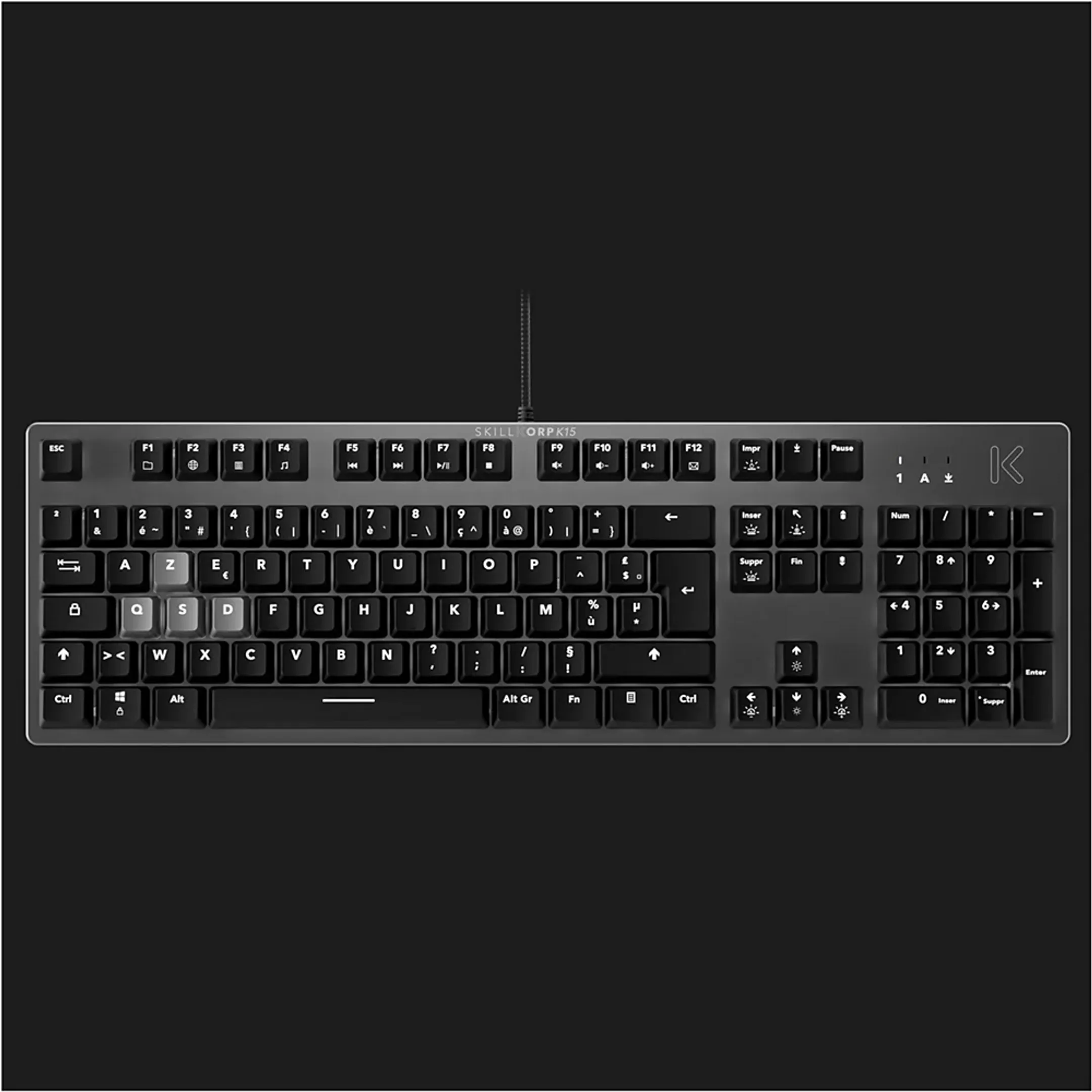 Skillkorp Gaming keyboard K15 Progress - Black image
